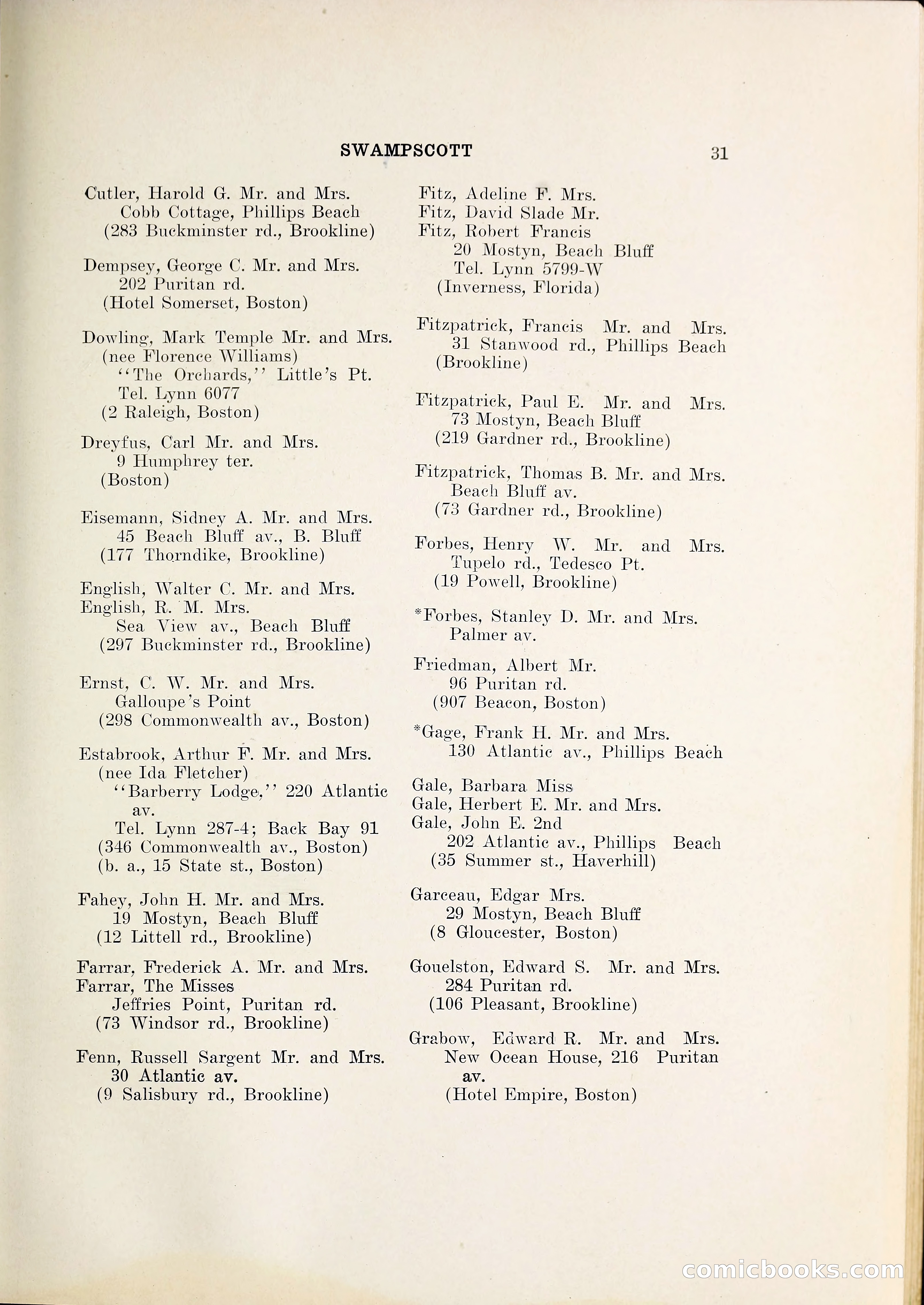 North Shore Blue Book — page 36 of 219