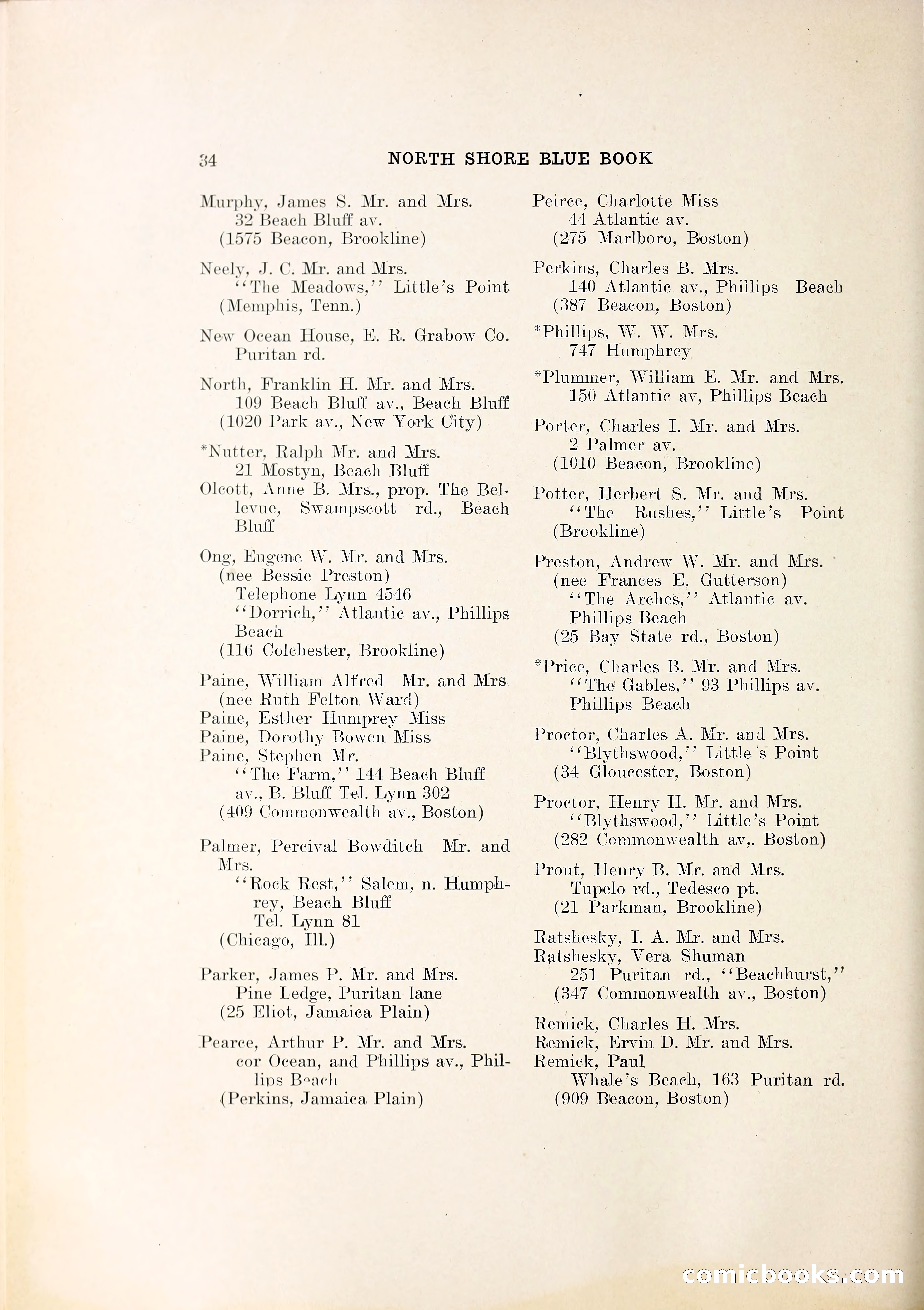 North Shore Blue Book — page 41 of 219