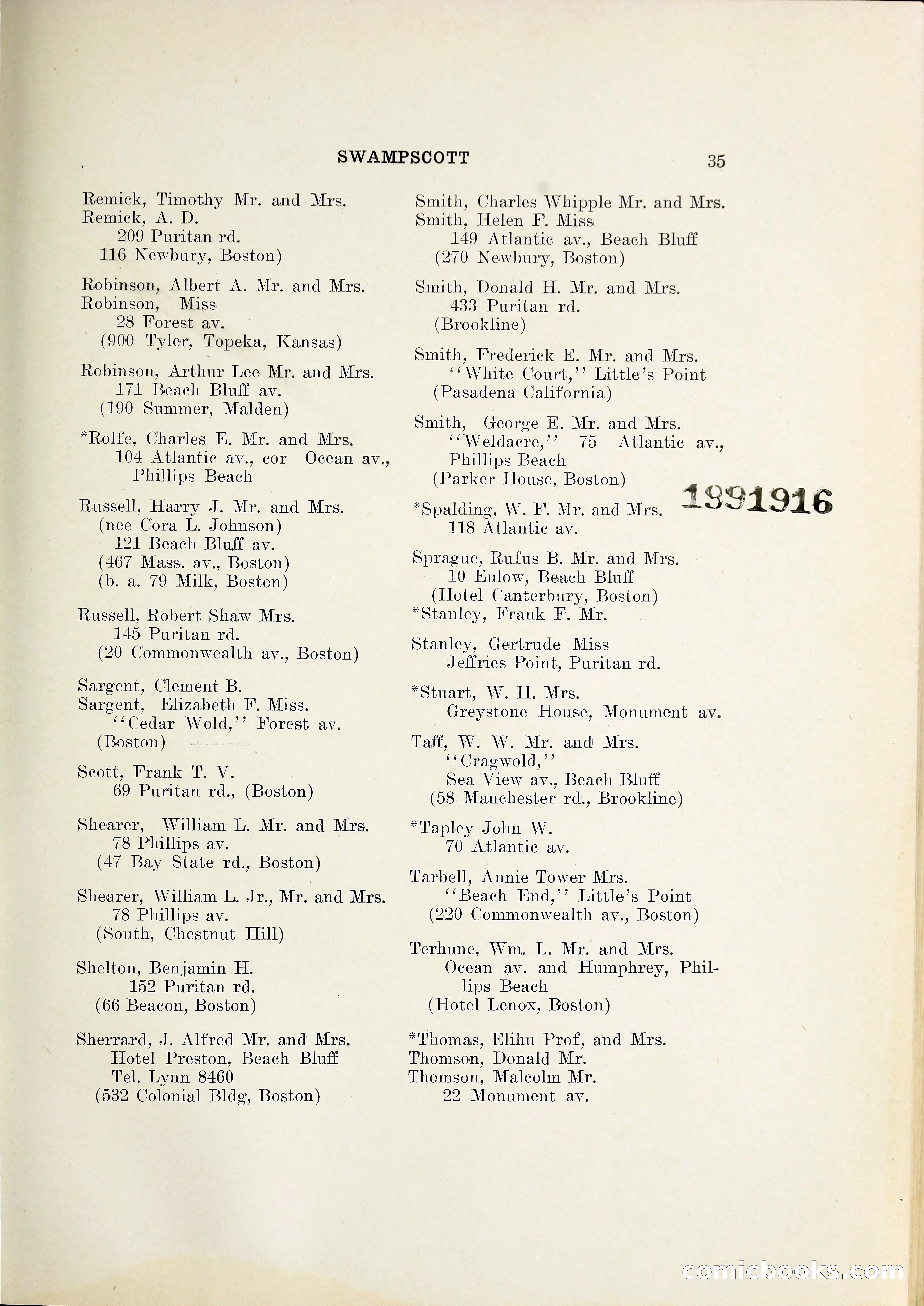 North Shore Blue Book — page 42 of 219