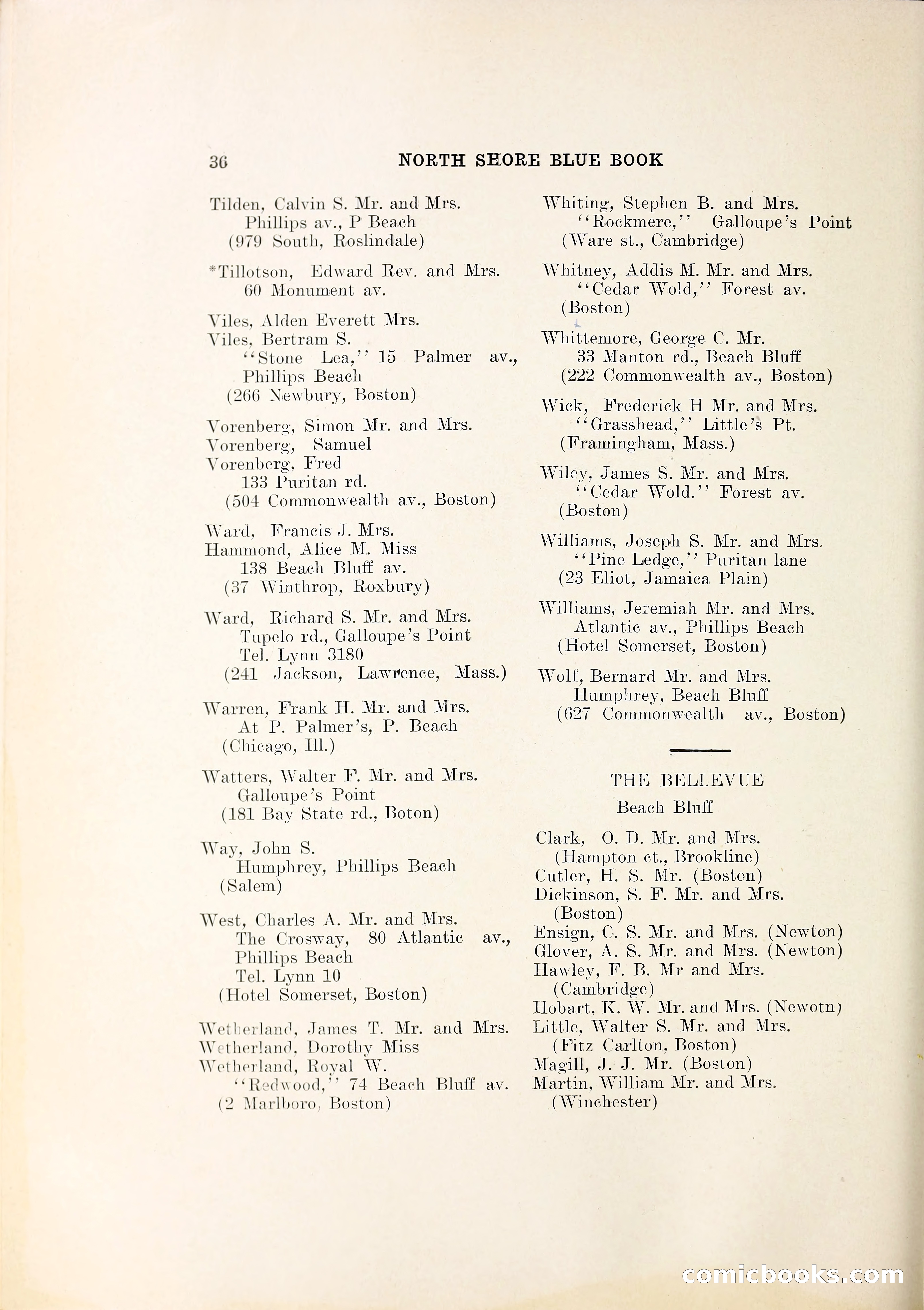 North Shore Blue Book — page 43 of 219