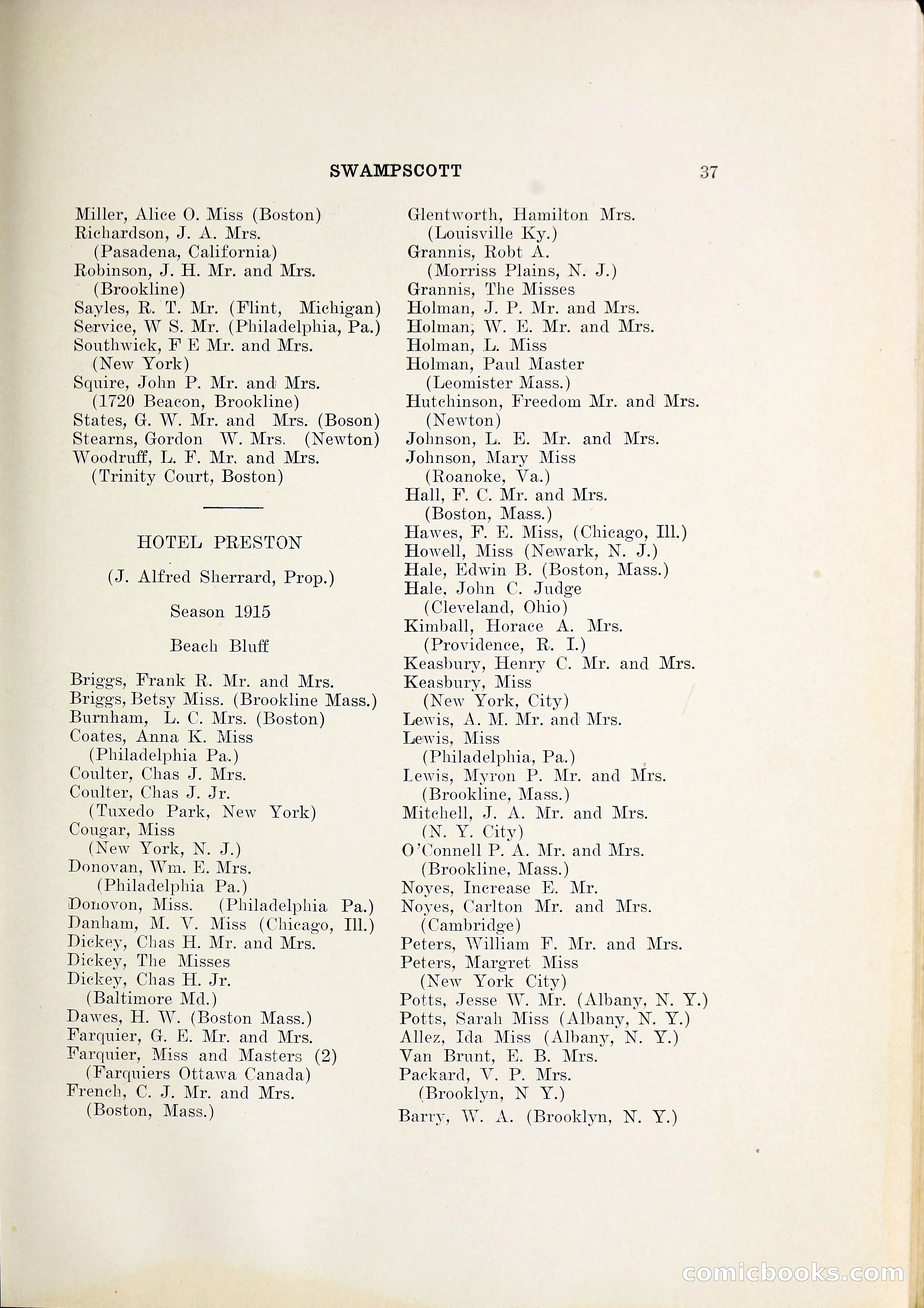 North Shore Blue Book — page 44 of 219