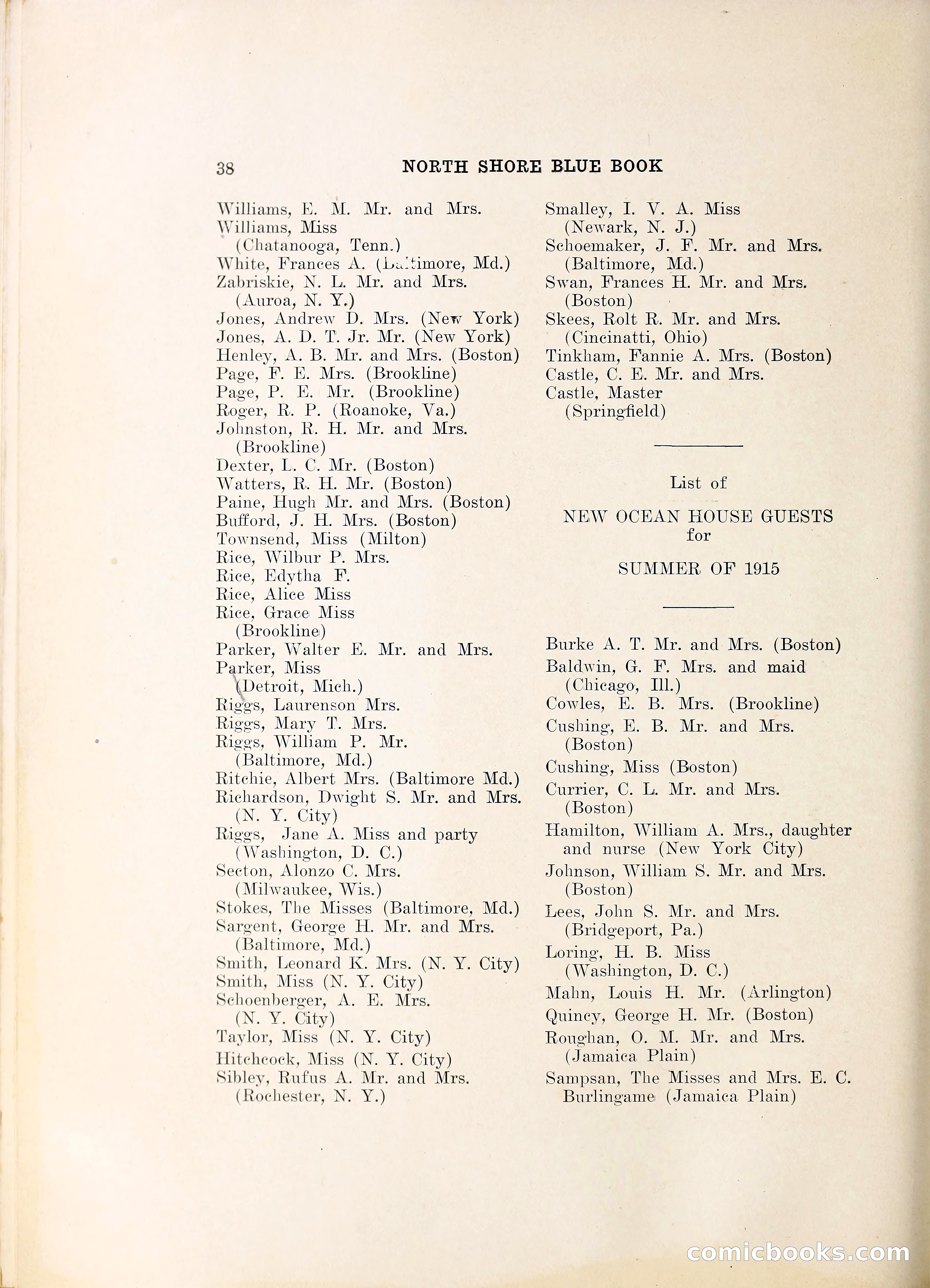 North Shore Blue Book — page 45 of 219