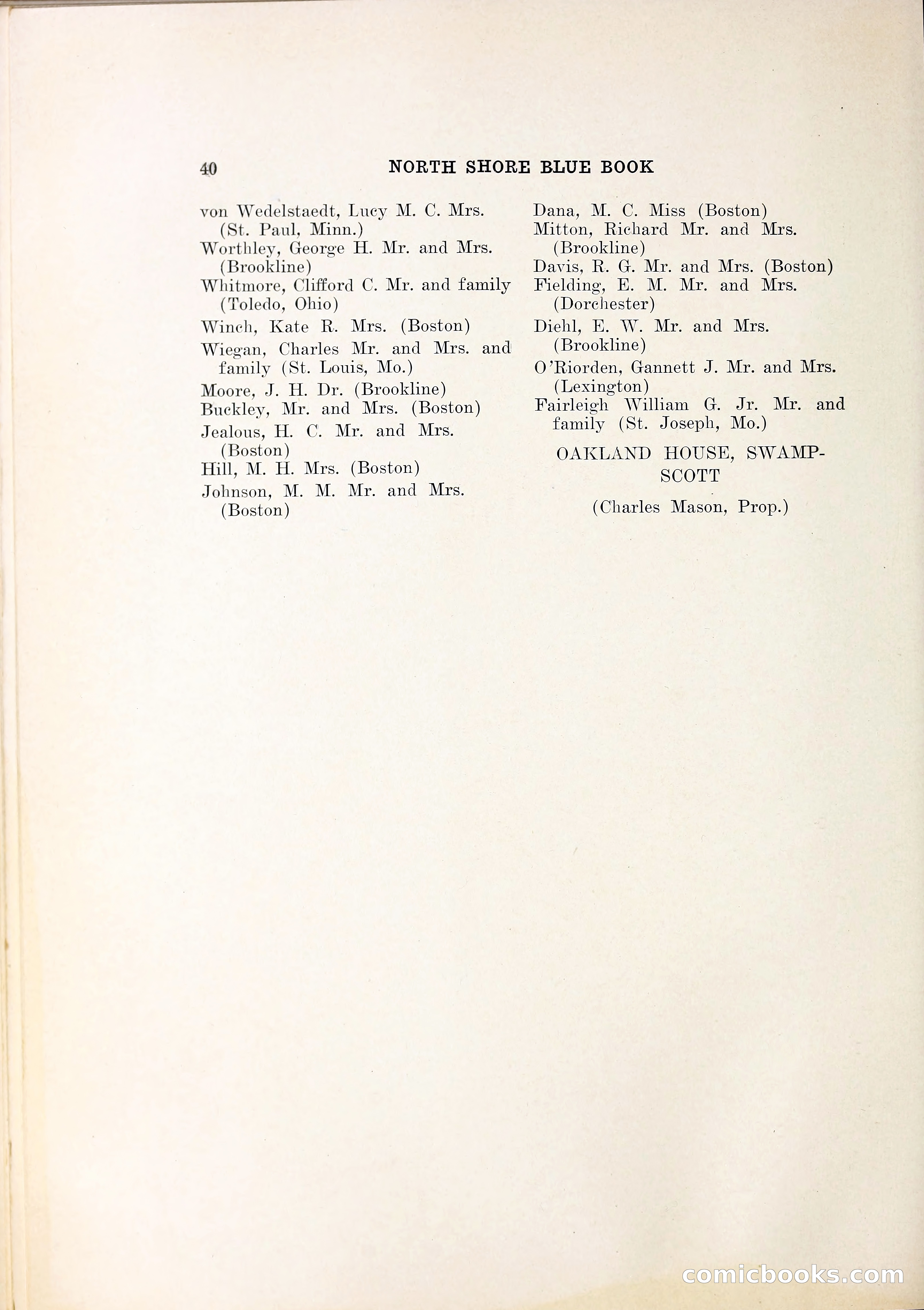 North Shore Blue Book — page 47 of 219