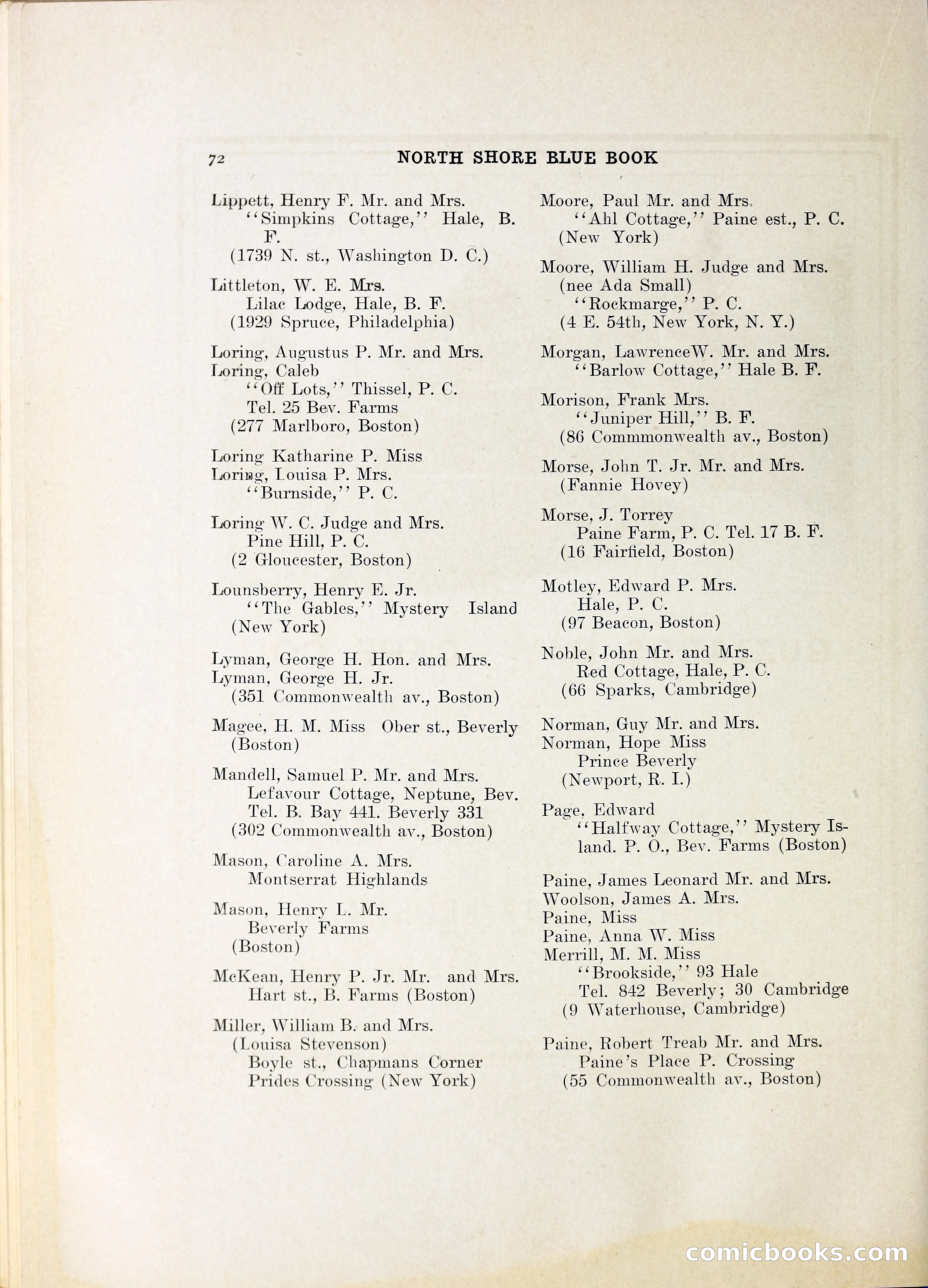 North Shore Blue Book — page 79 of 219