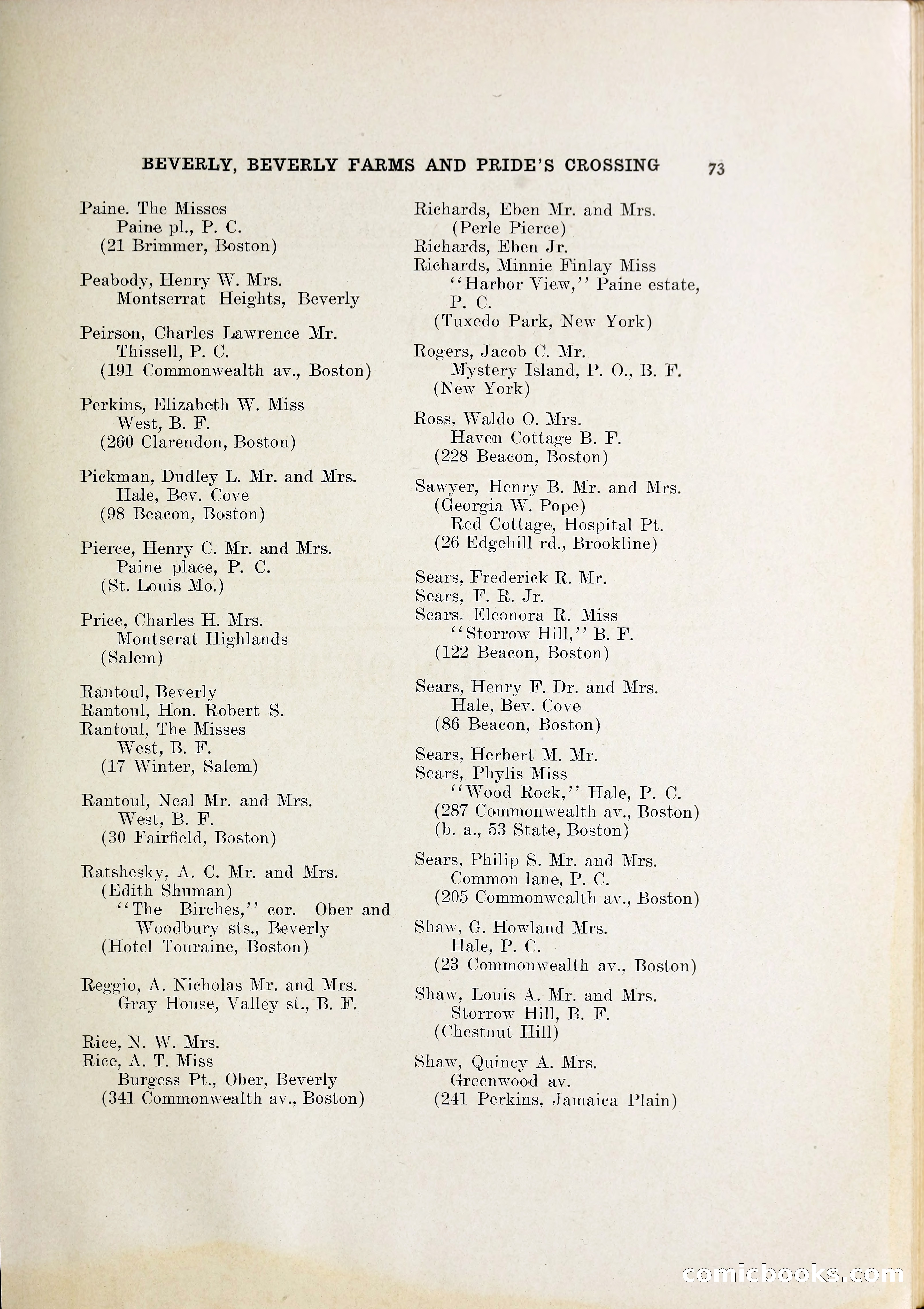 North Shore Blue Book — page 82 of 219