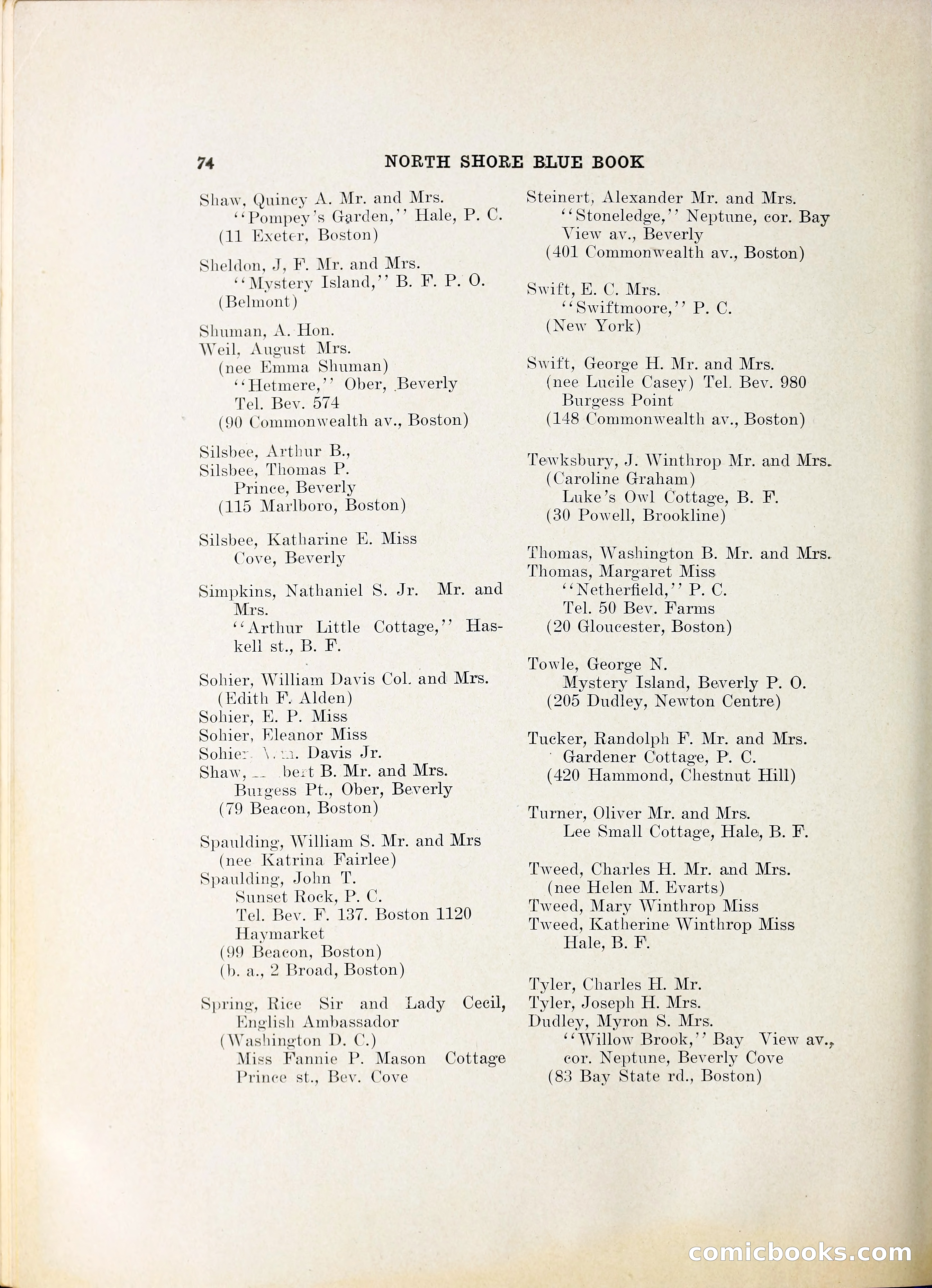 North Shore Blue Book — page 83 of 219