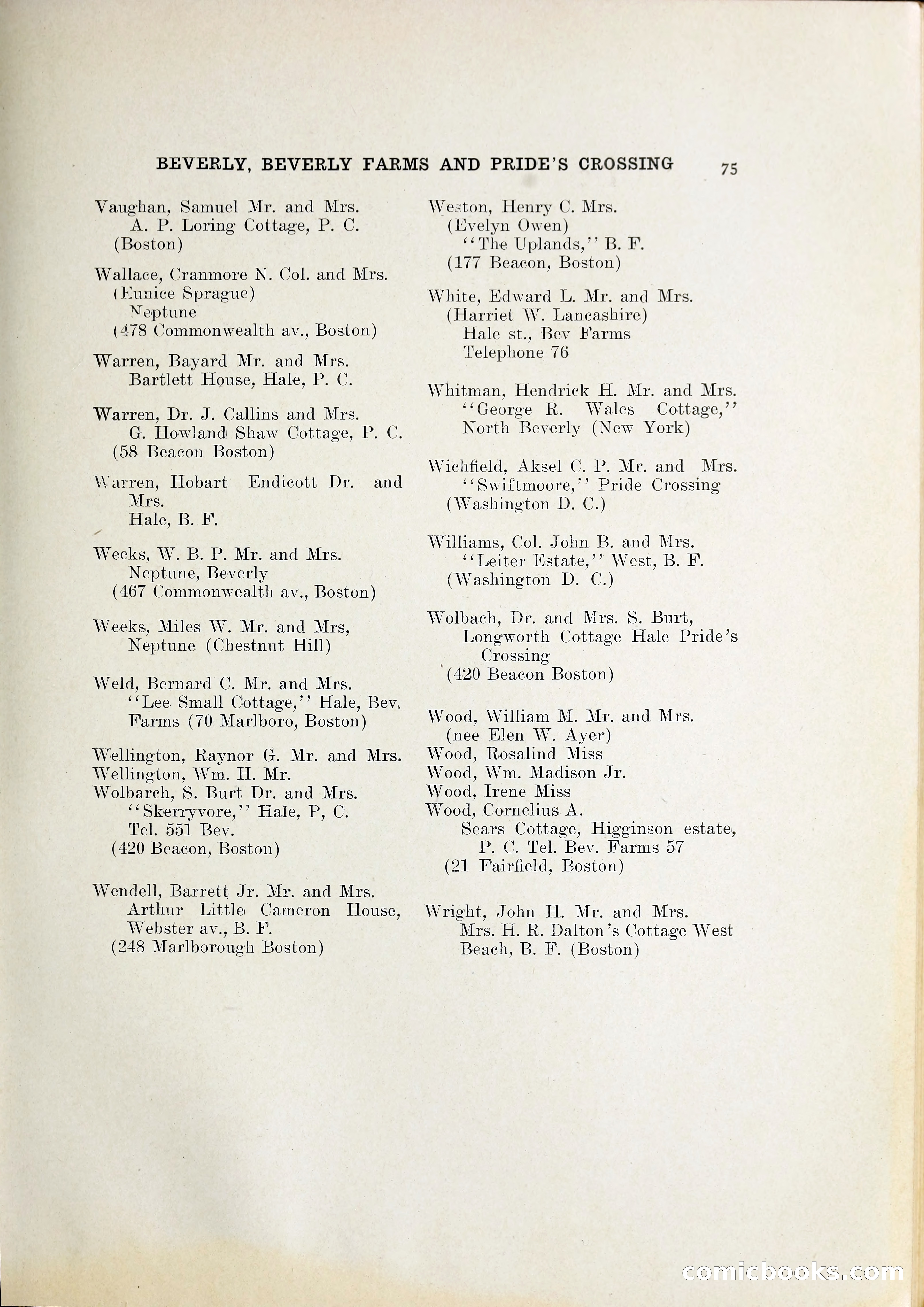 North Shore Blue Book — page 84 of 219