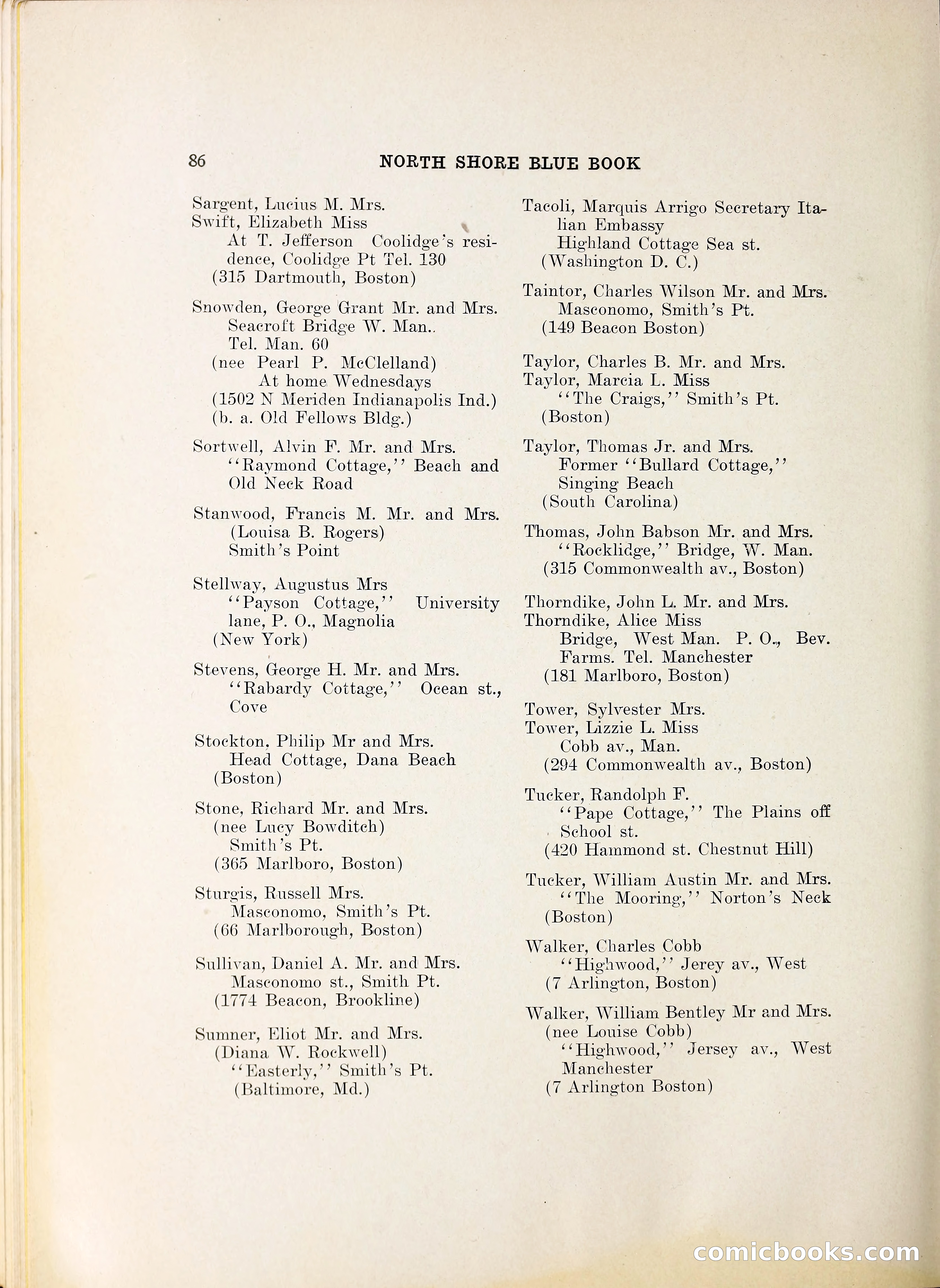 North Shore Blue Book — page 99 of 219