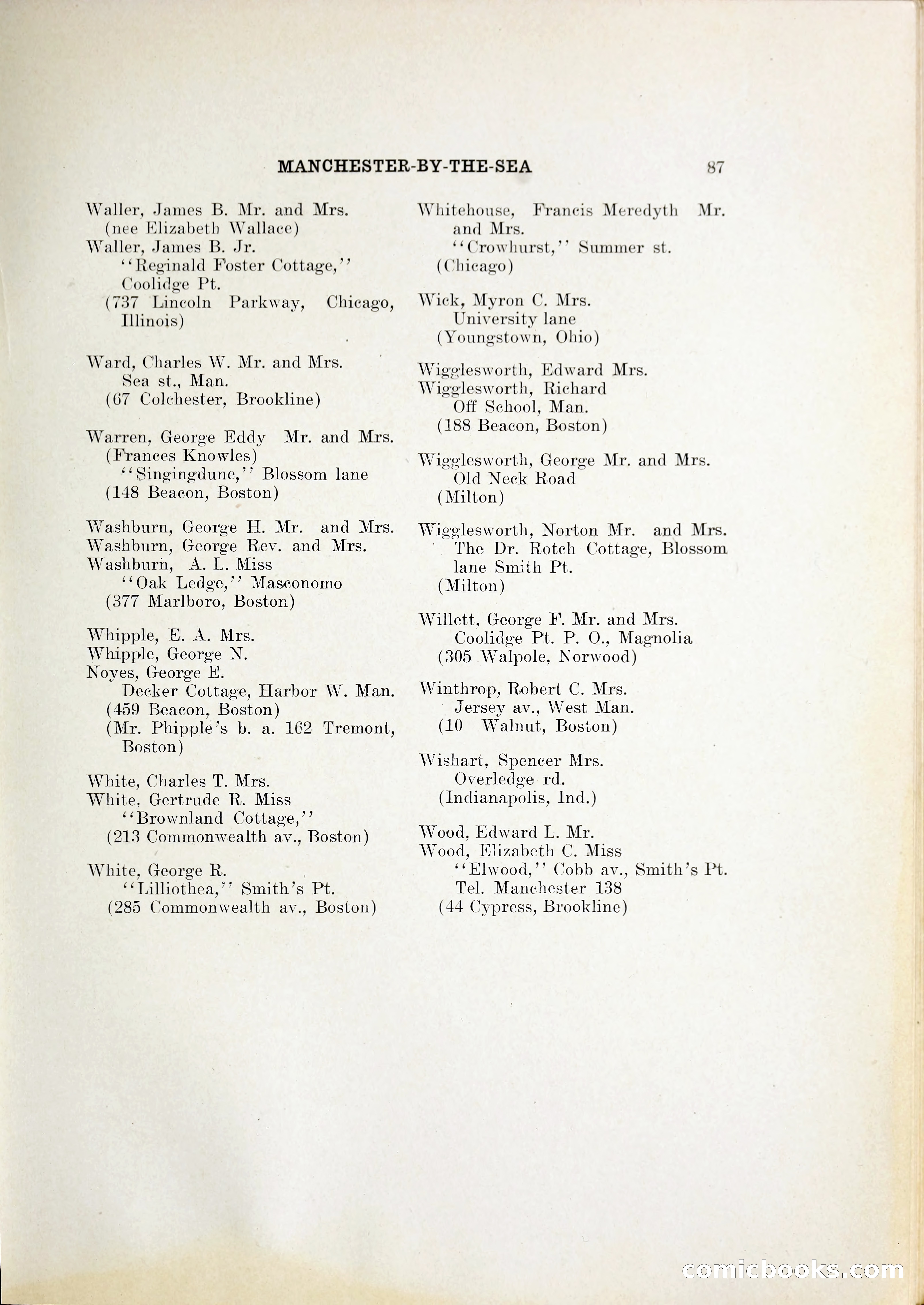 North Shore Blue Book — page 100 of 219