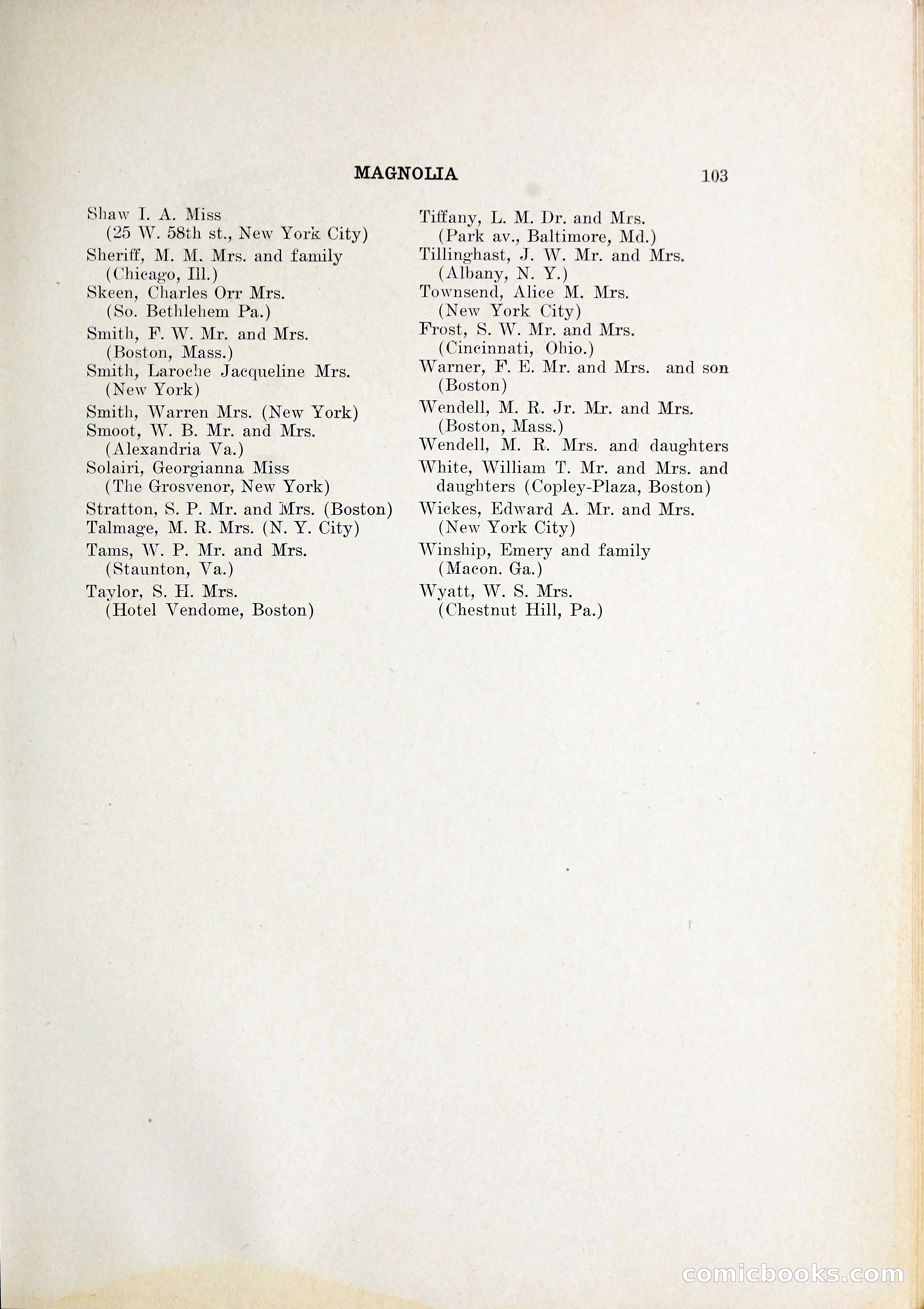 North Shore Blue Book — page 120 of 219