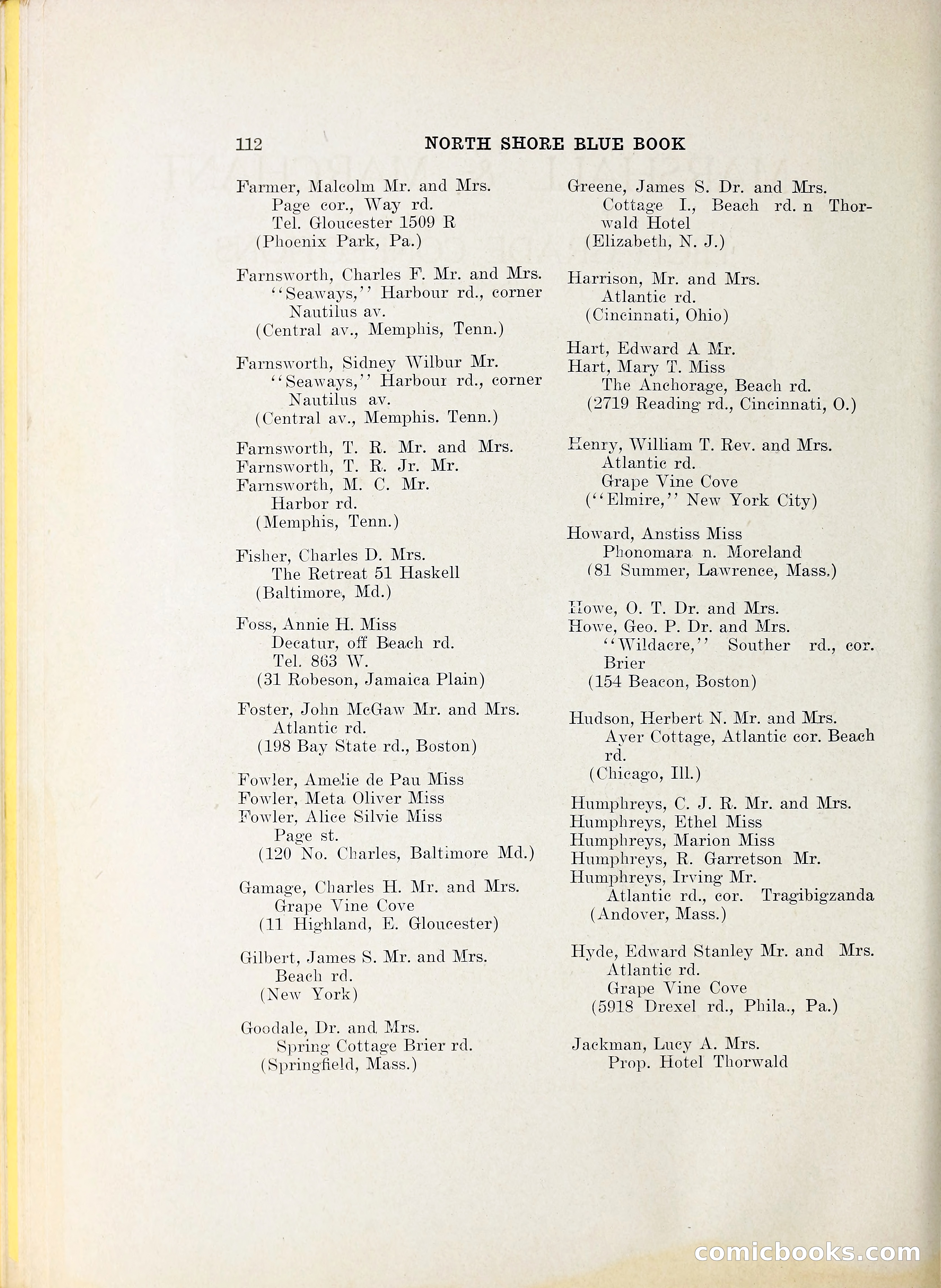 North Shore Blue Book — page 129 of 219