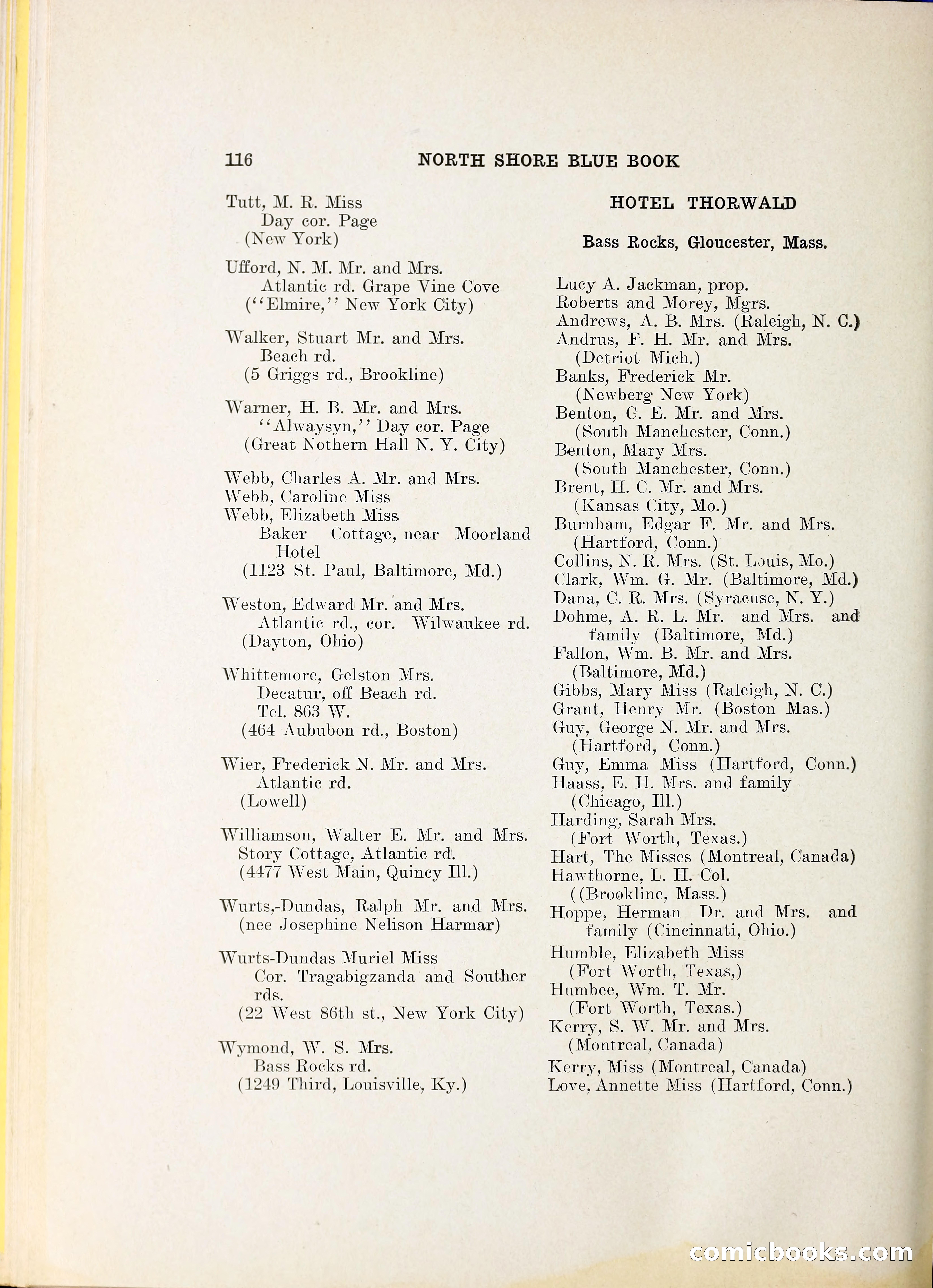 North Shore Blue Book — page 135 of 219