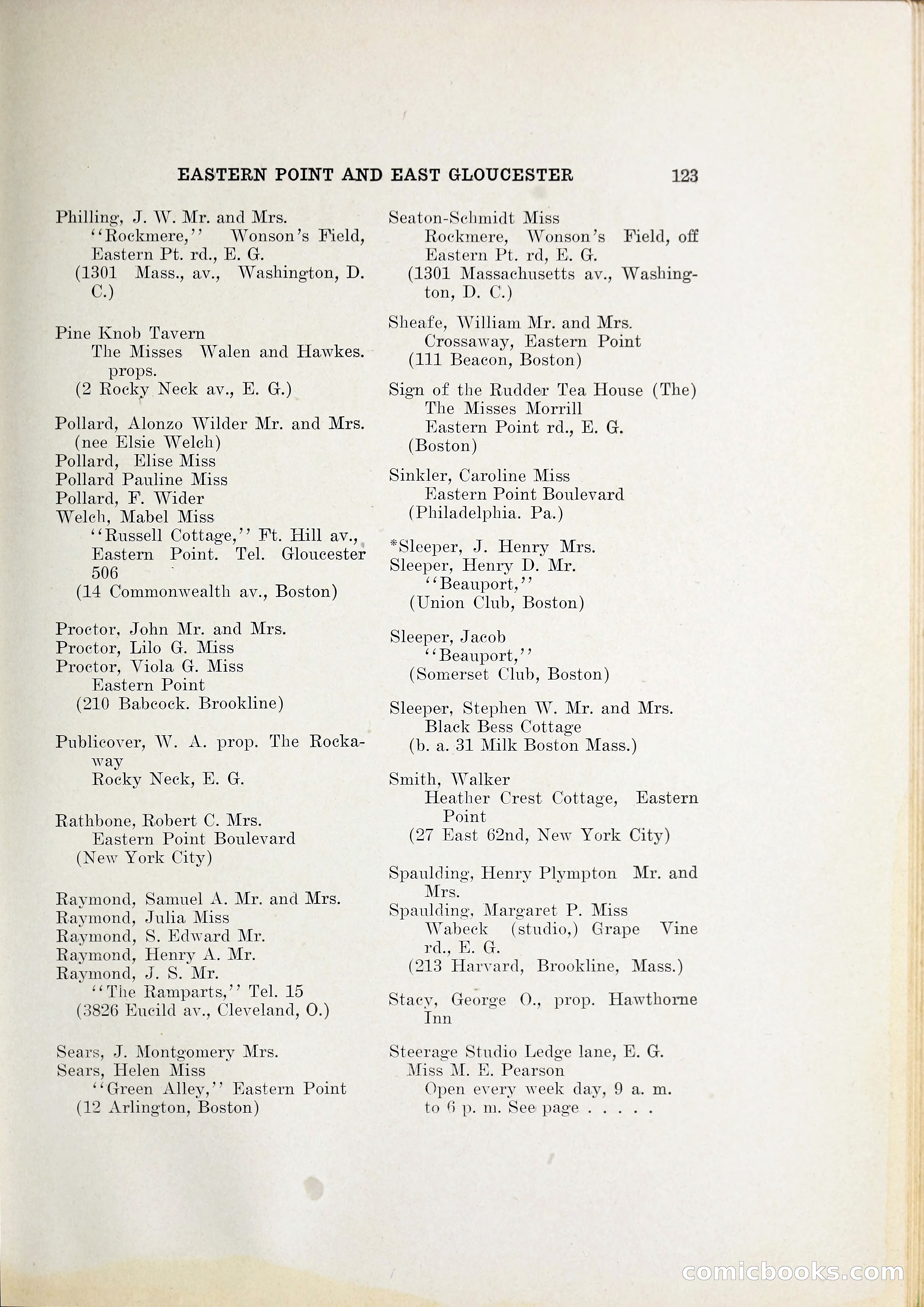 North Shore Blue Book — page 142 of 219