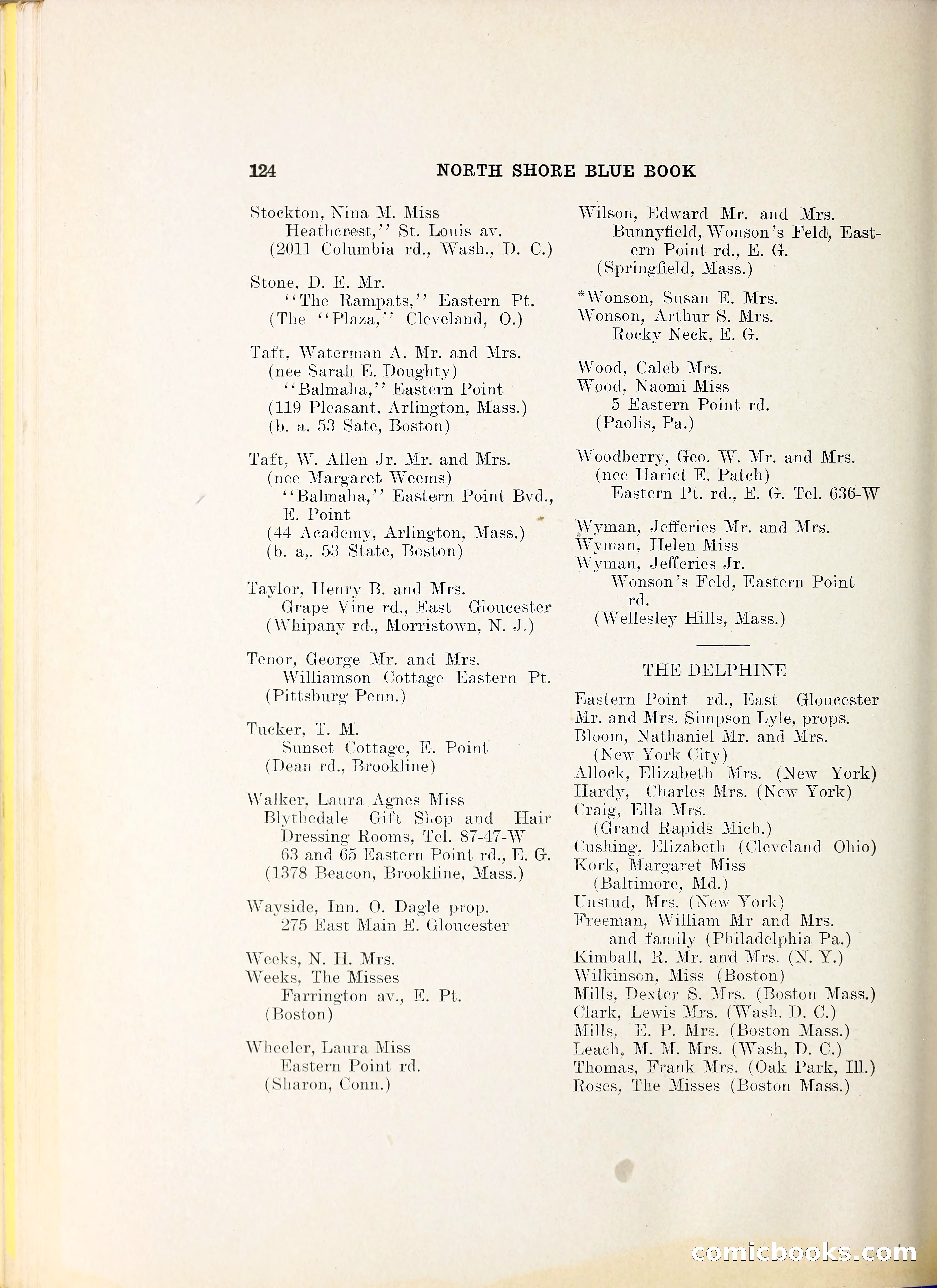 North Shore Blue Book — page 143 of 219