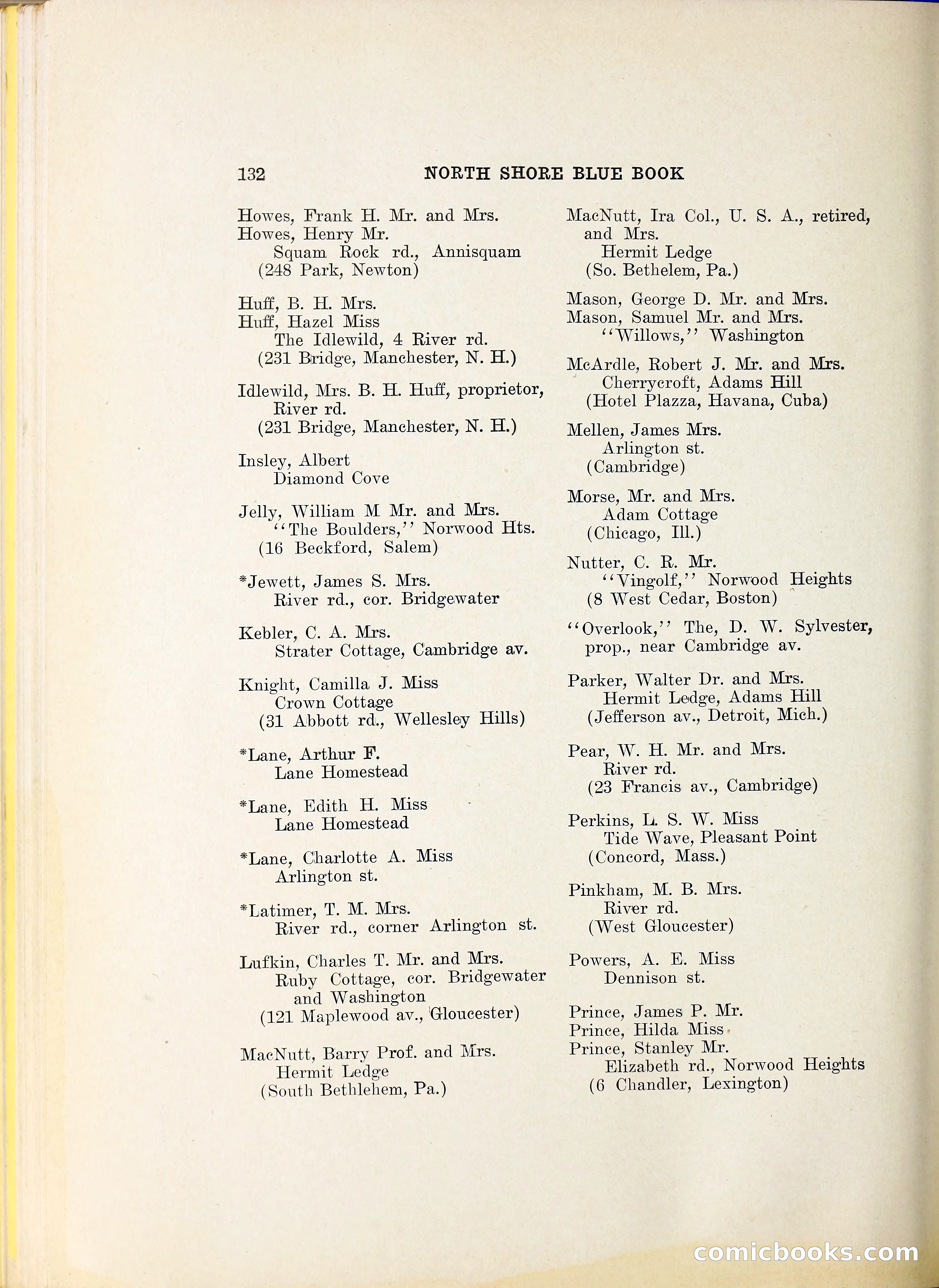 North Shore Blue Book — page 151 of 219