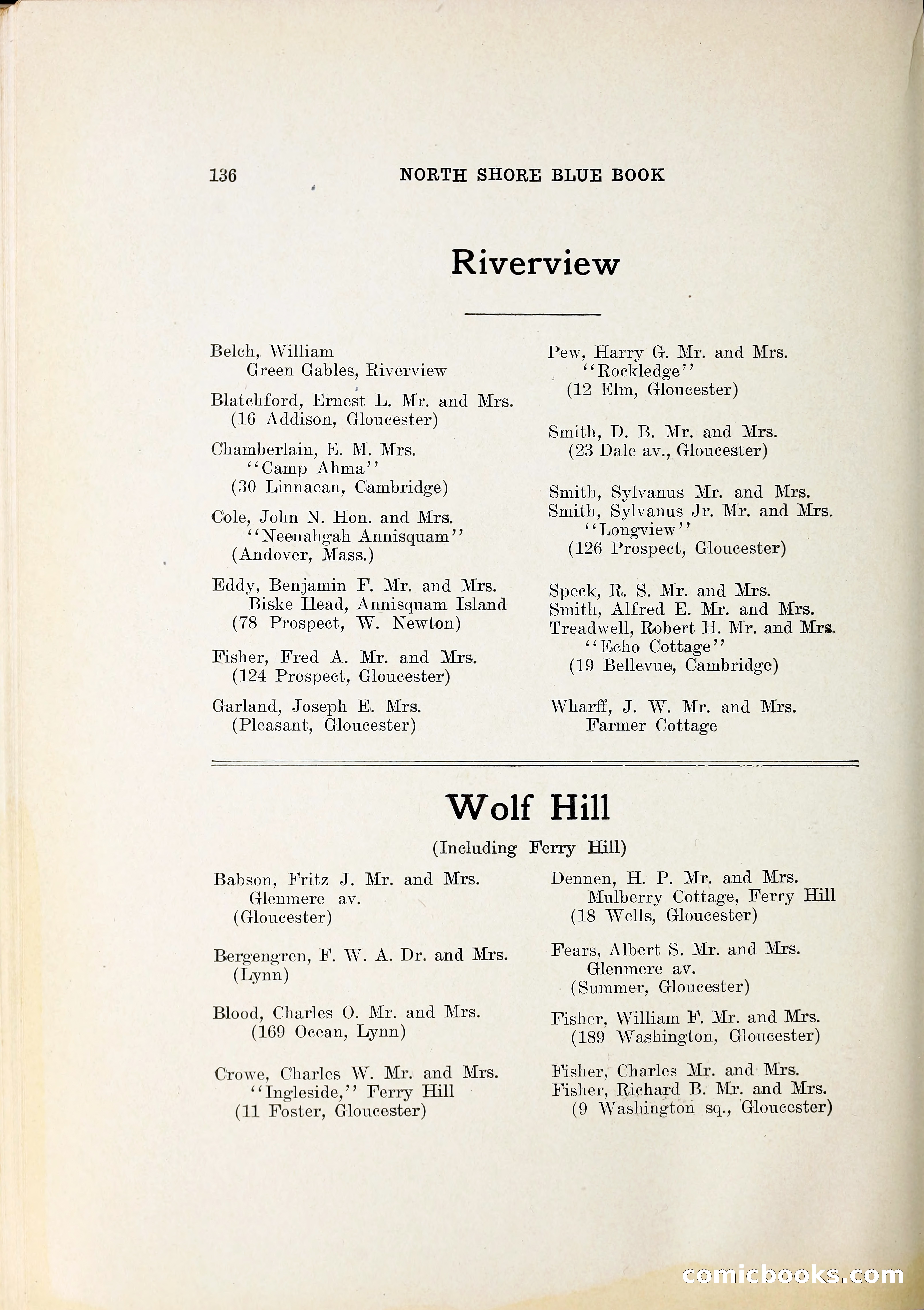 North Shore Blue Book — page 155 of 219