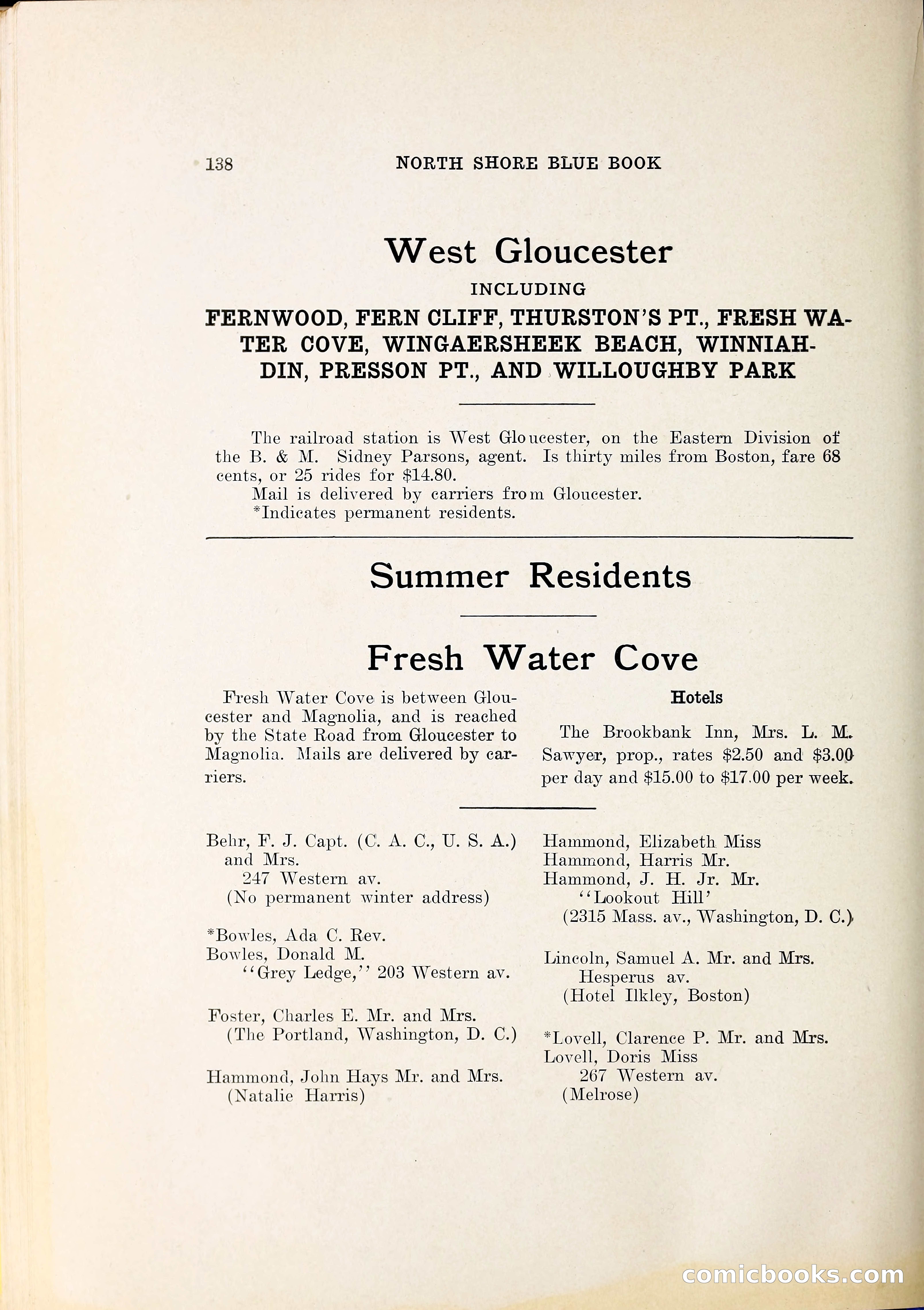 North Shore Blue Book — page 157 of 219