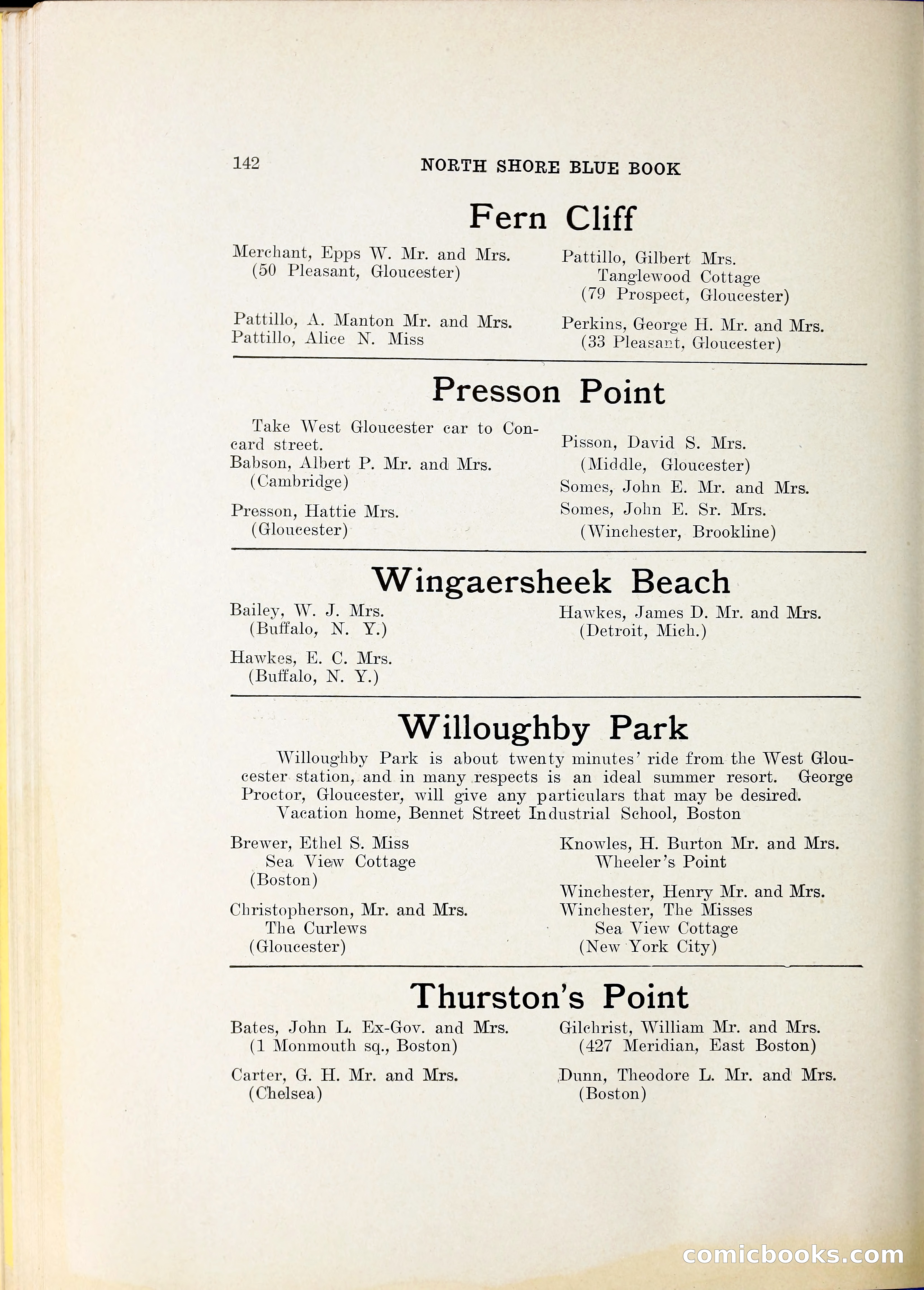 North Shore Blue Book — page 161 of 219