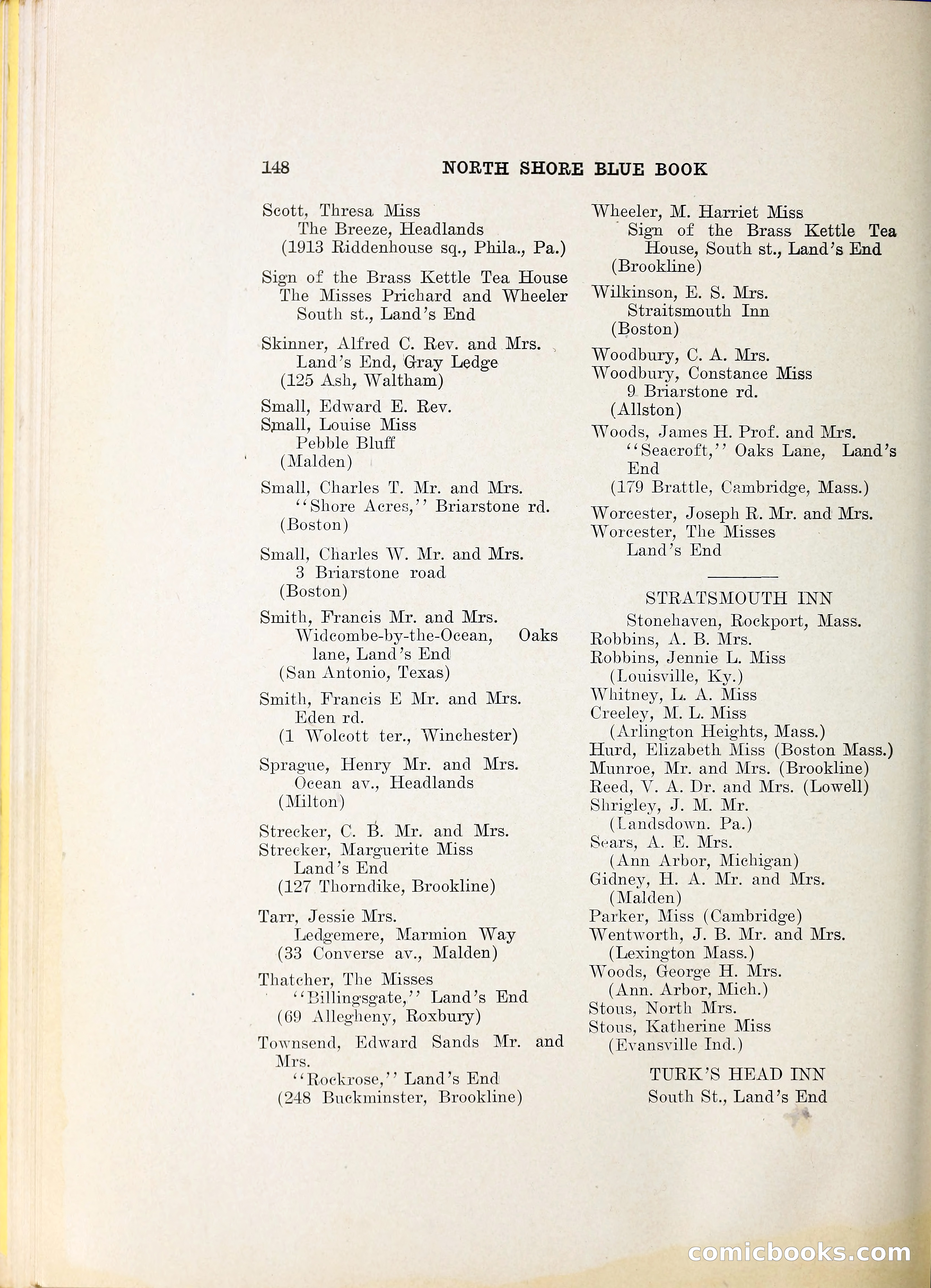 North Shore Blue Book — page 167 of 219