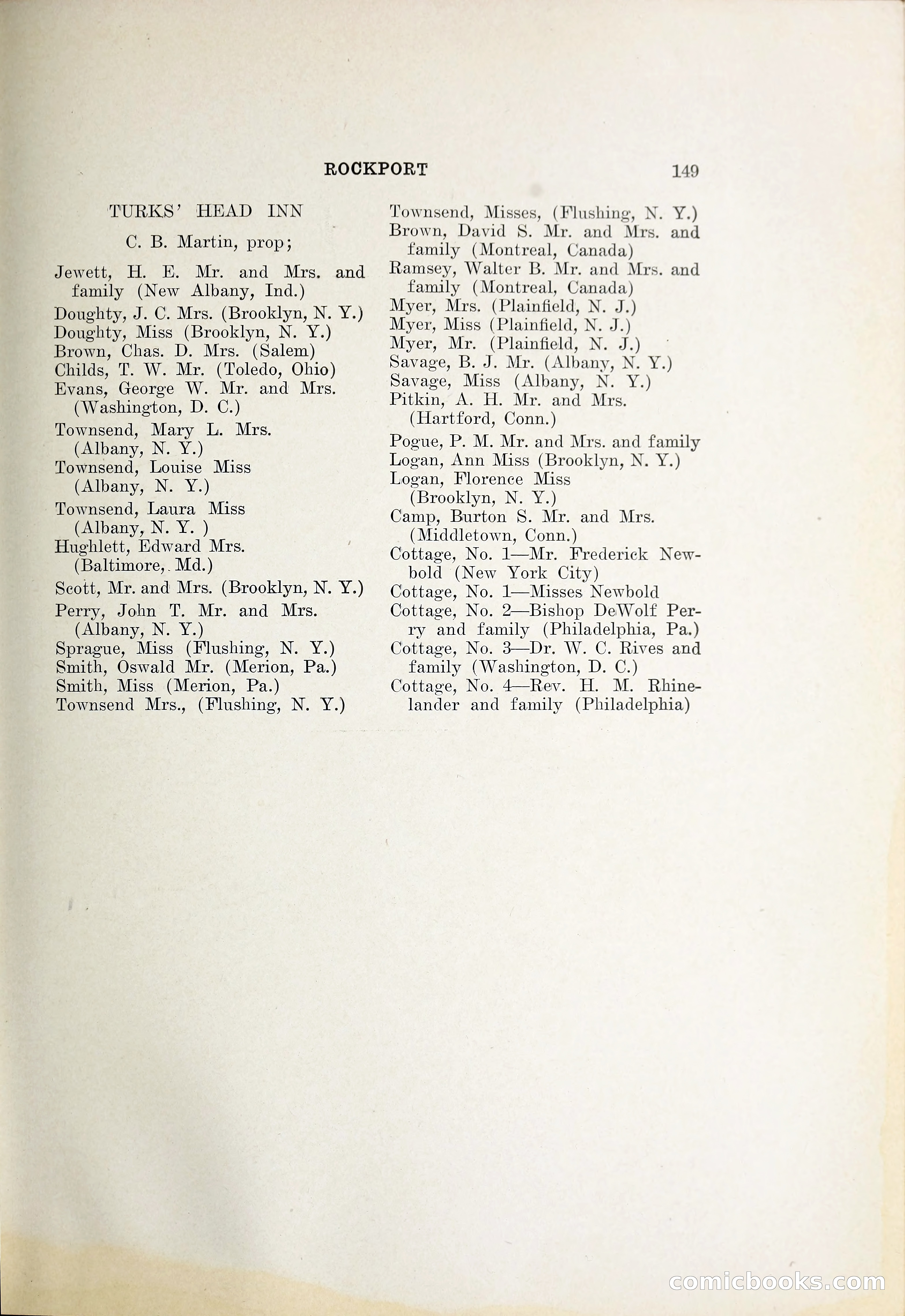 North Shore Blue Book — page 168 of 219