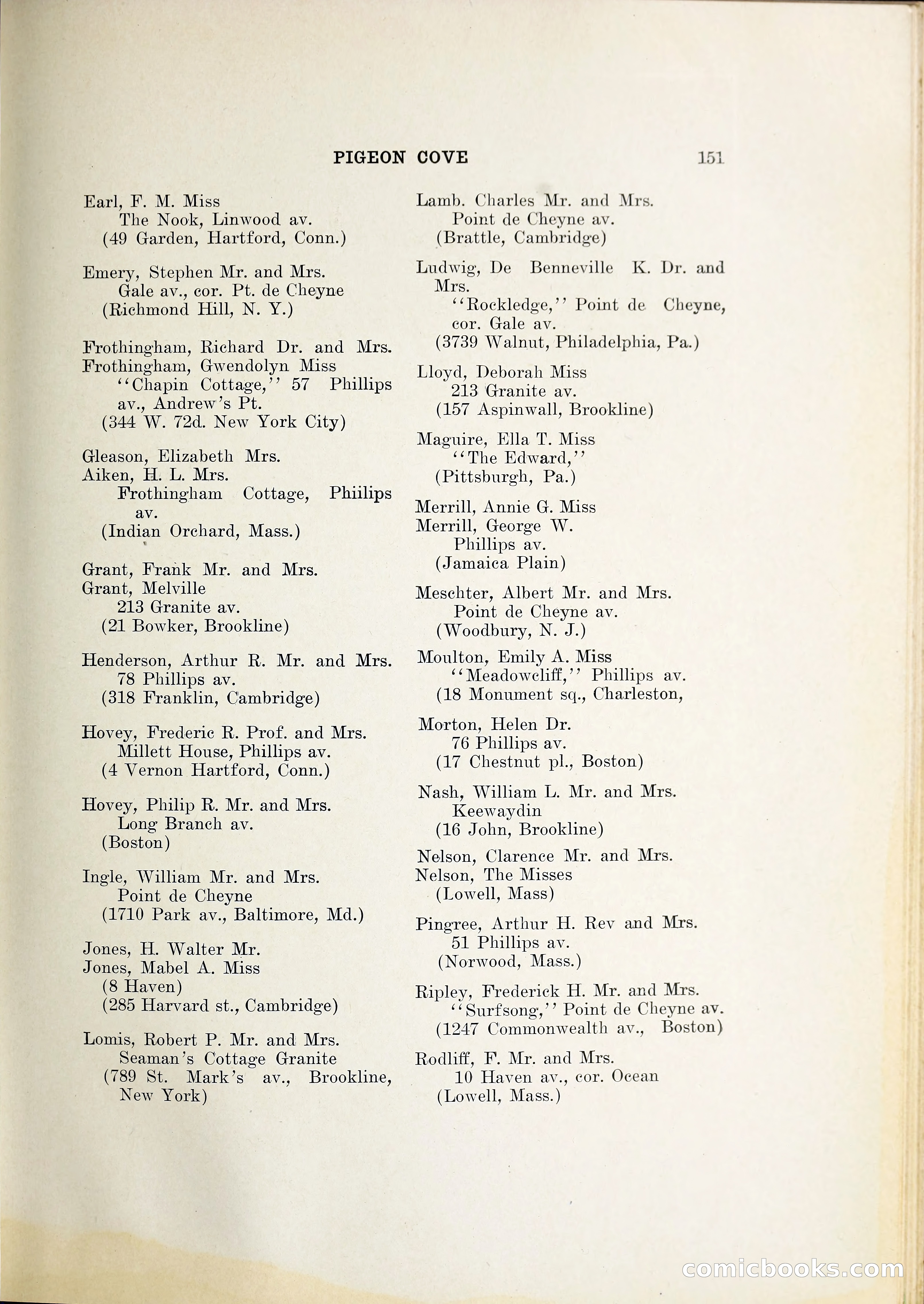 North Shore Blue Book — page 170 of 219