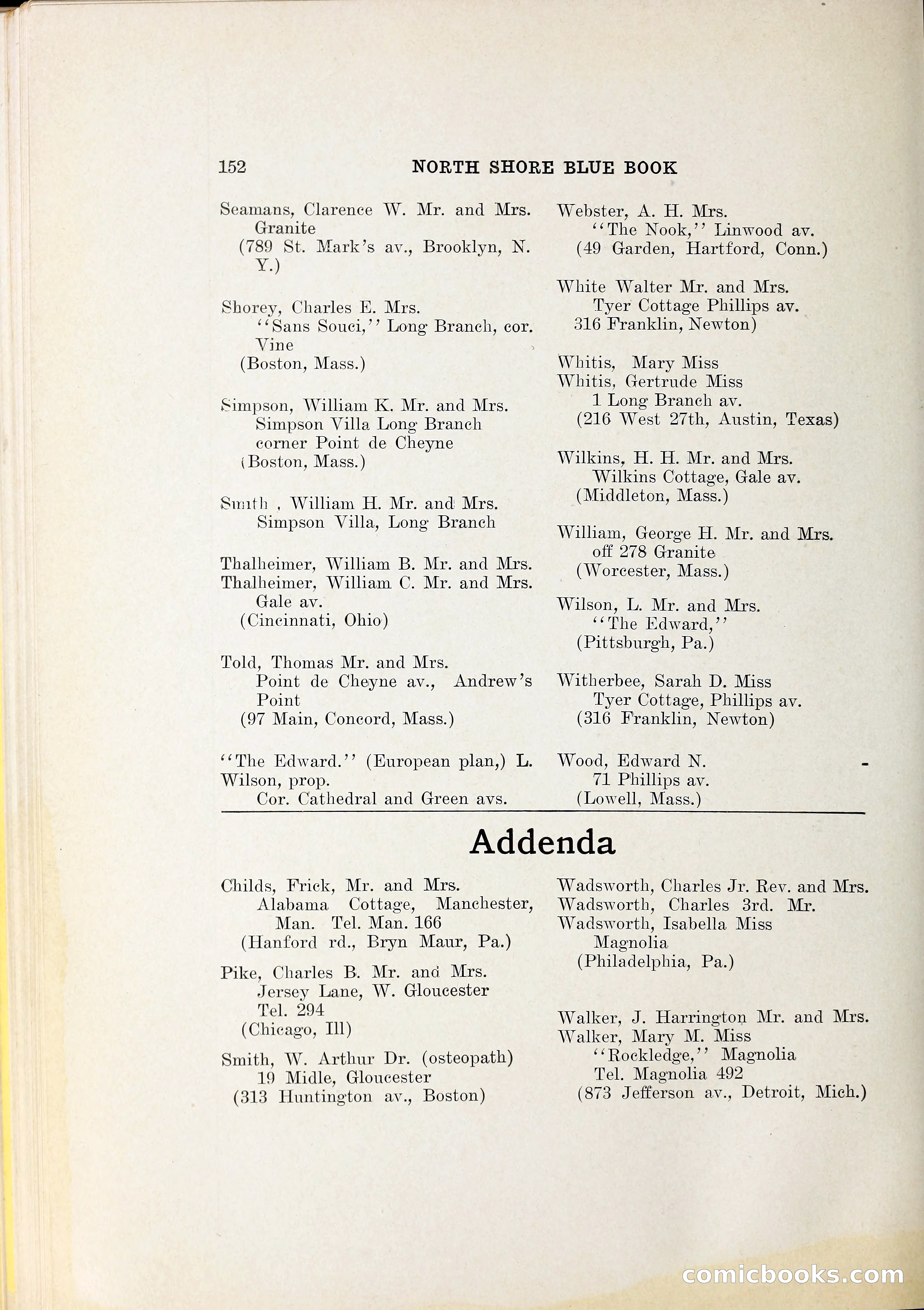 North Shore Blue Book — page 171 of 219