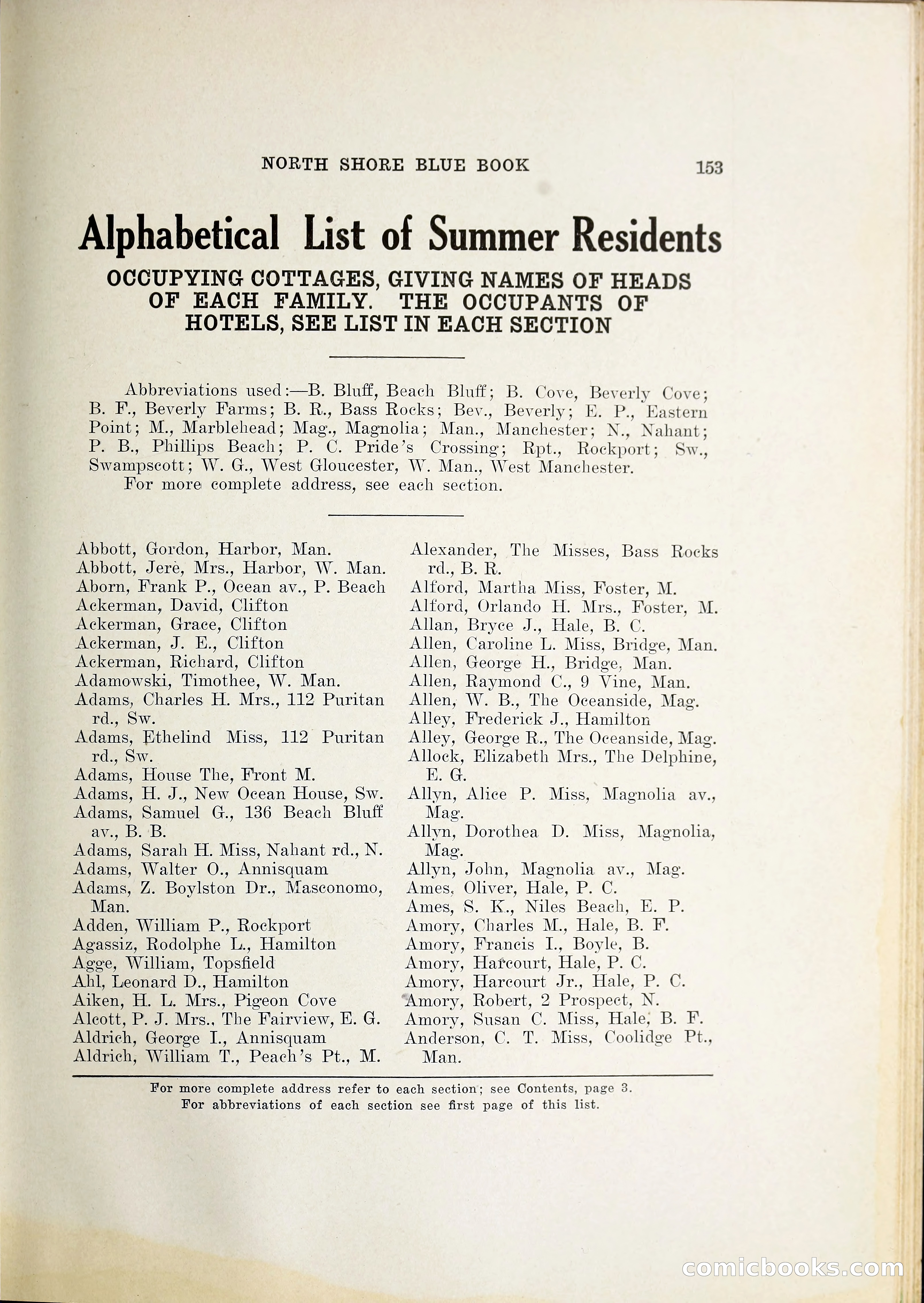 North Shore Blue Book — page 174 of 219