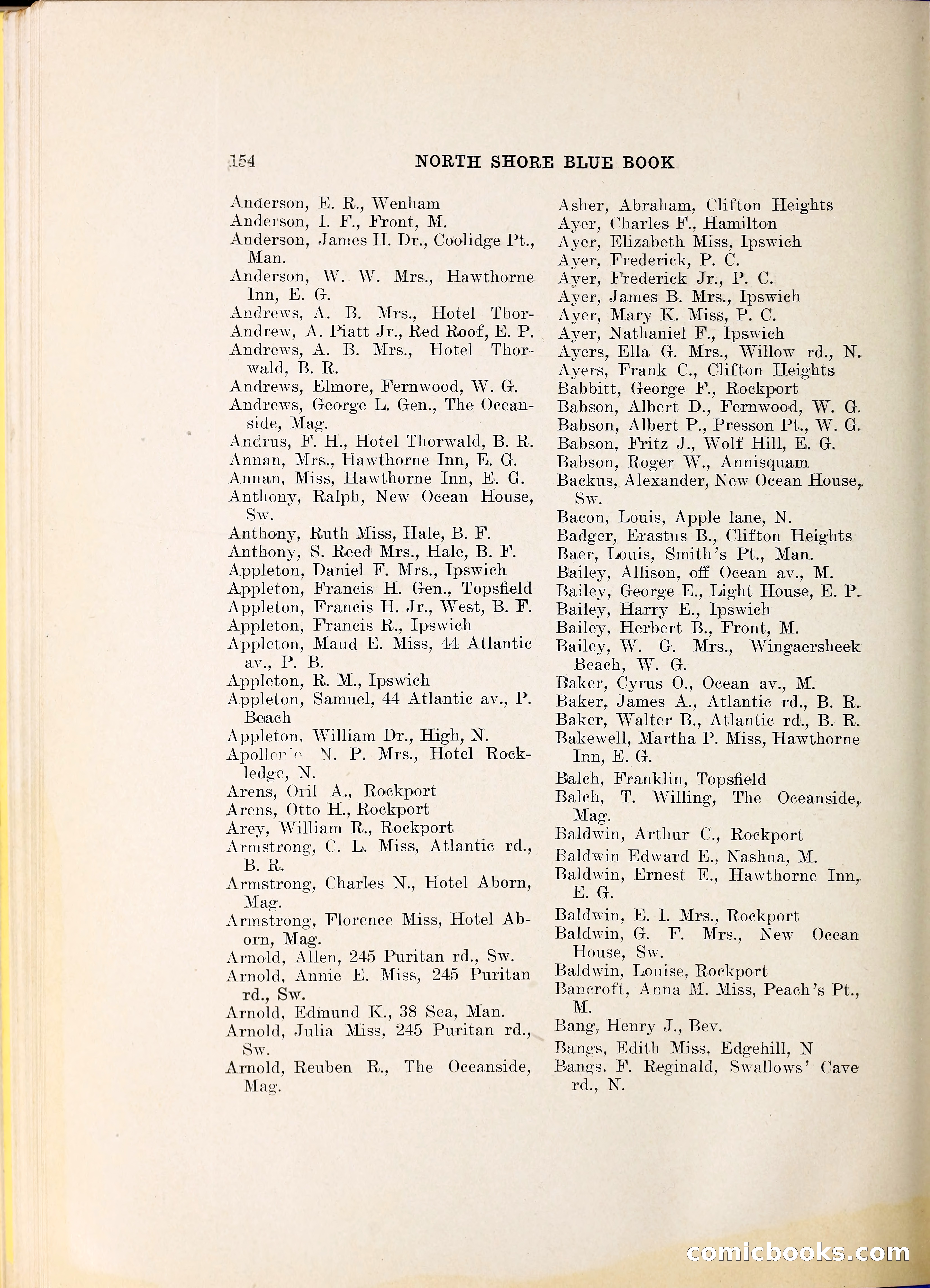 North Shore Blue Book — page 175 of 219