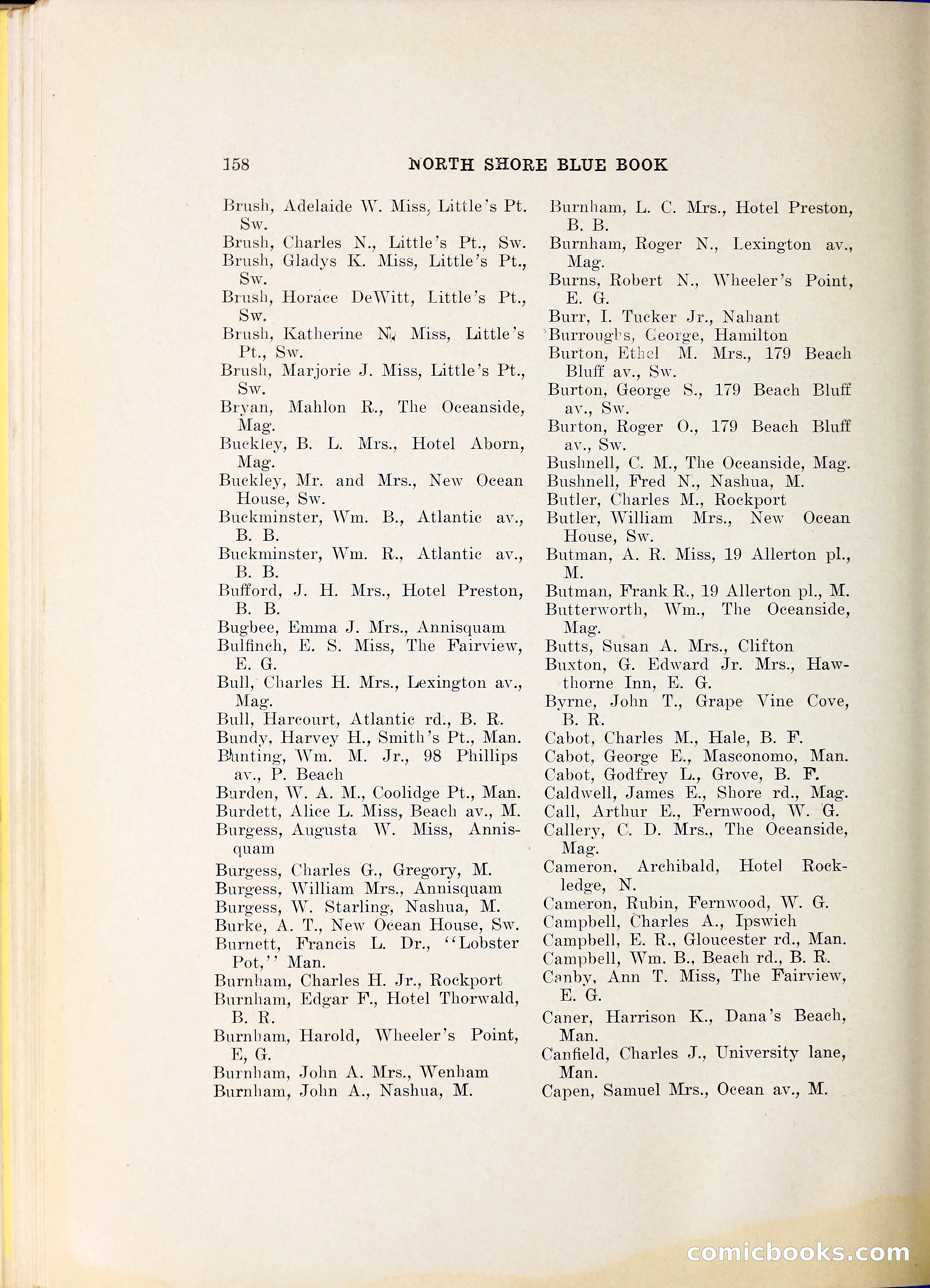 North Shore Blue Book — page 179 of 219