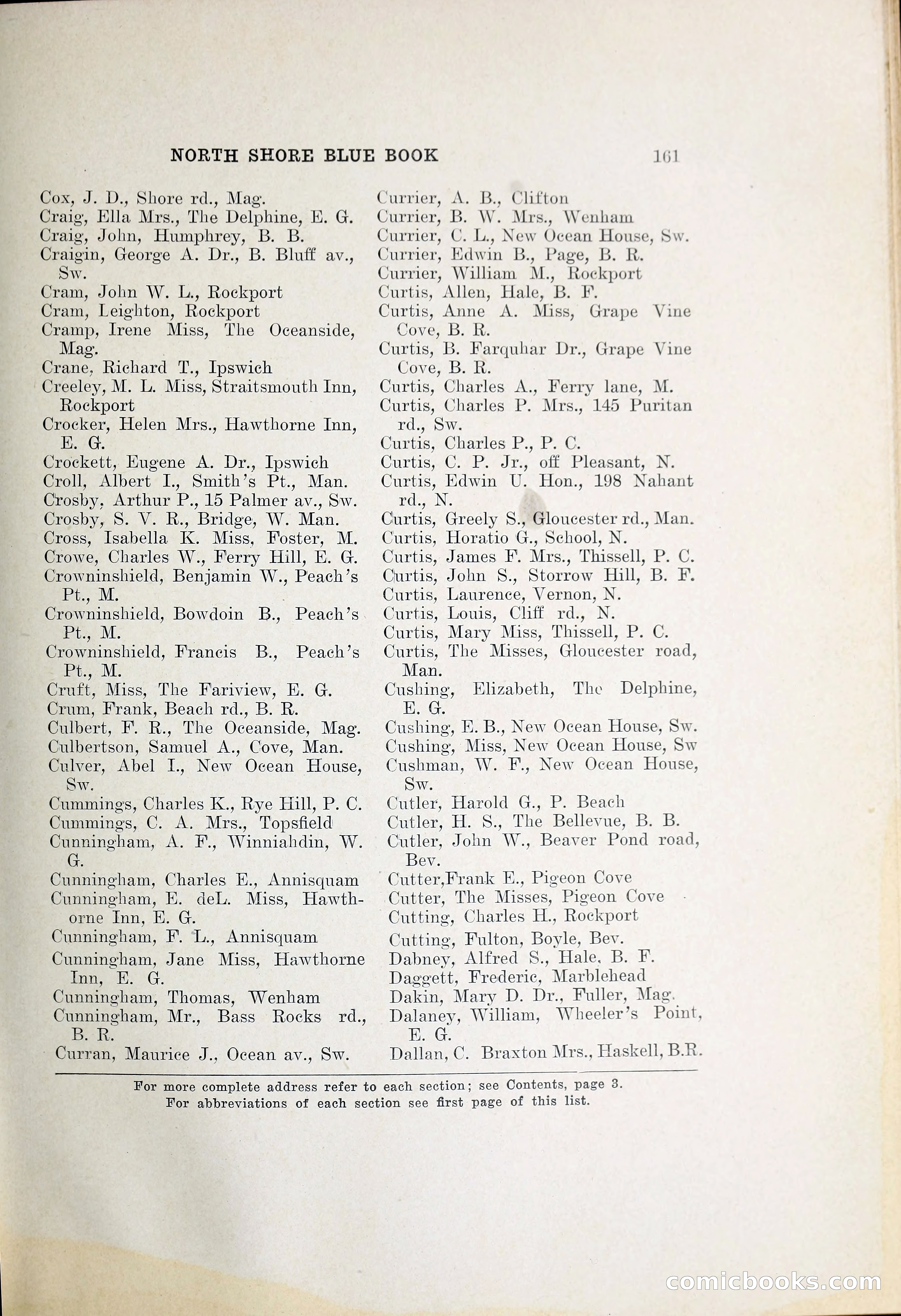 North Shore Blue Book — page 182 of 219