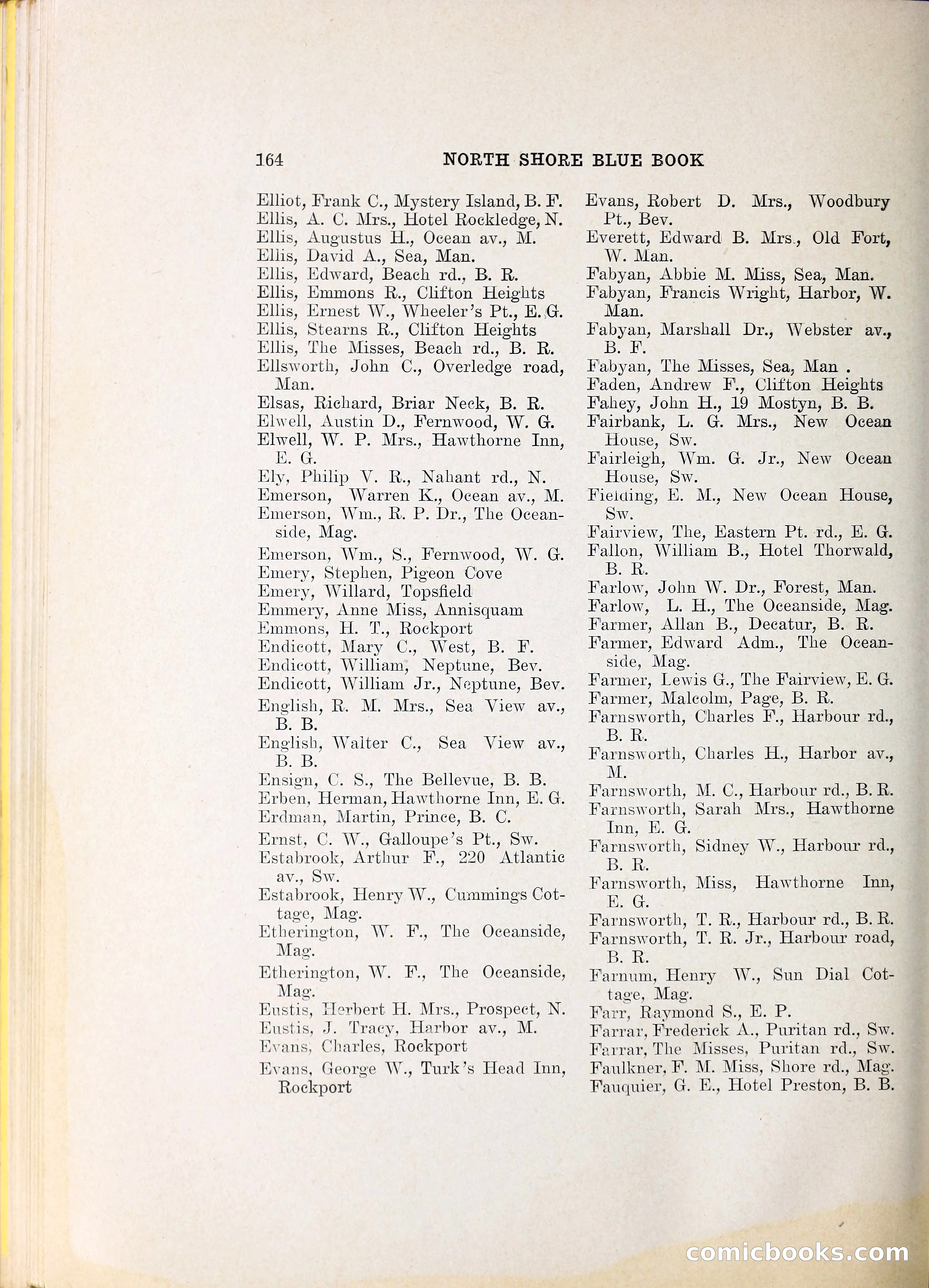 North Shore Blue Book — page 185 of 219