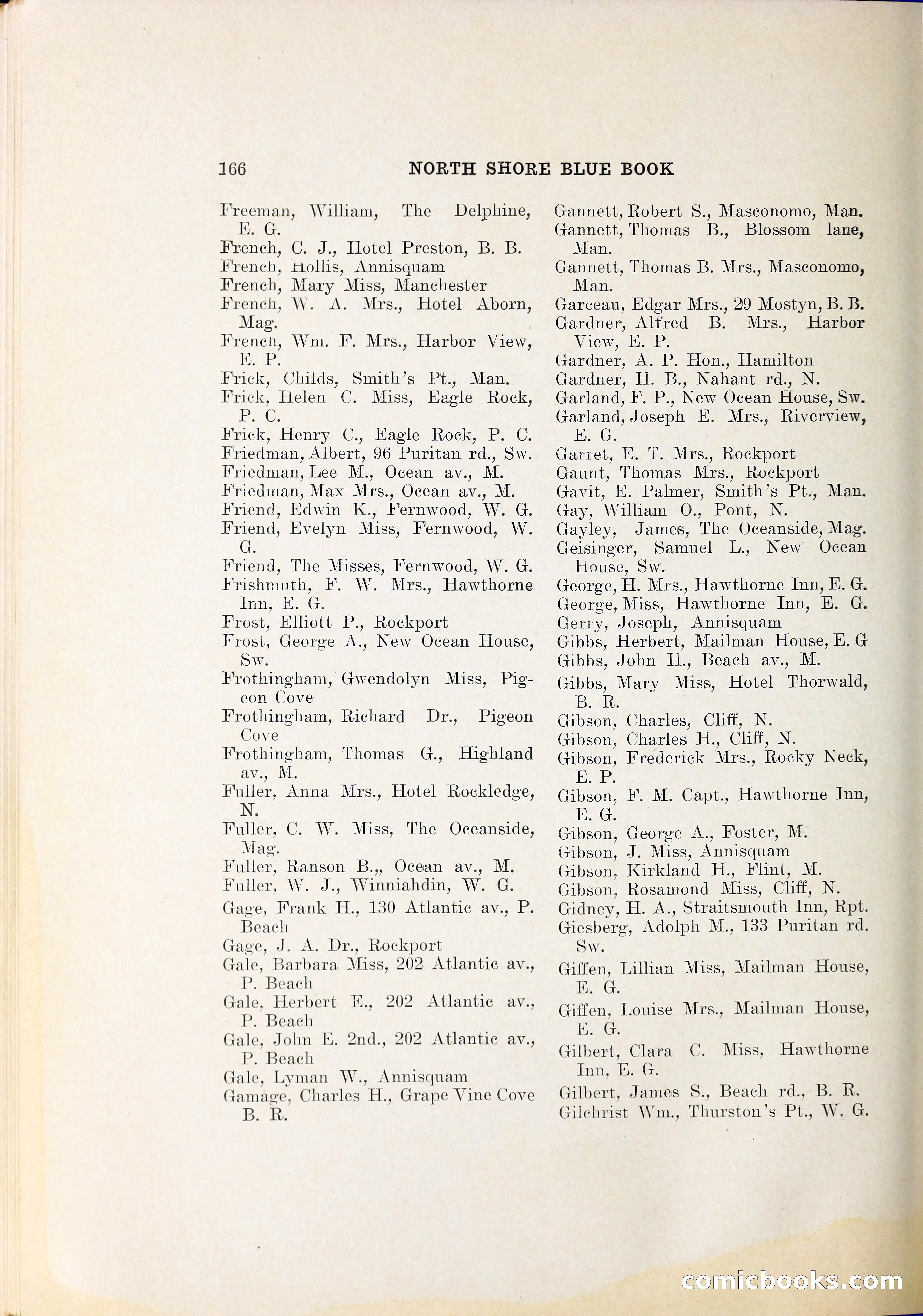 North Shore Blue Book — page 187 of 219
