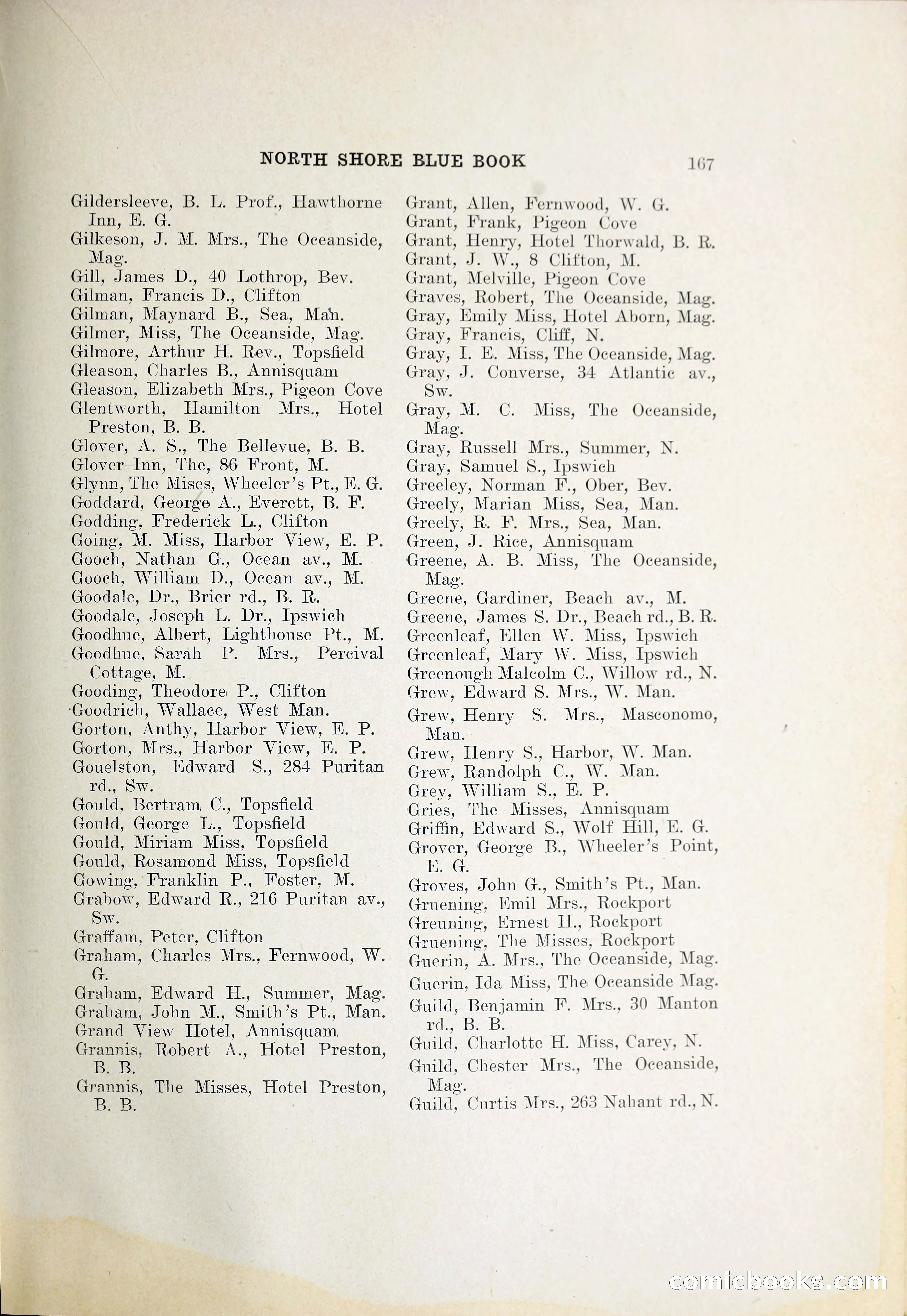 North Shore Blue Book — page 188 of 219