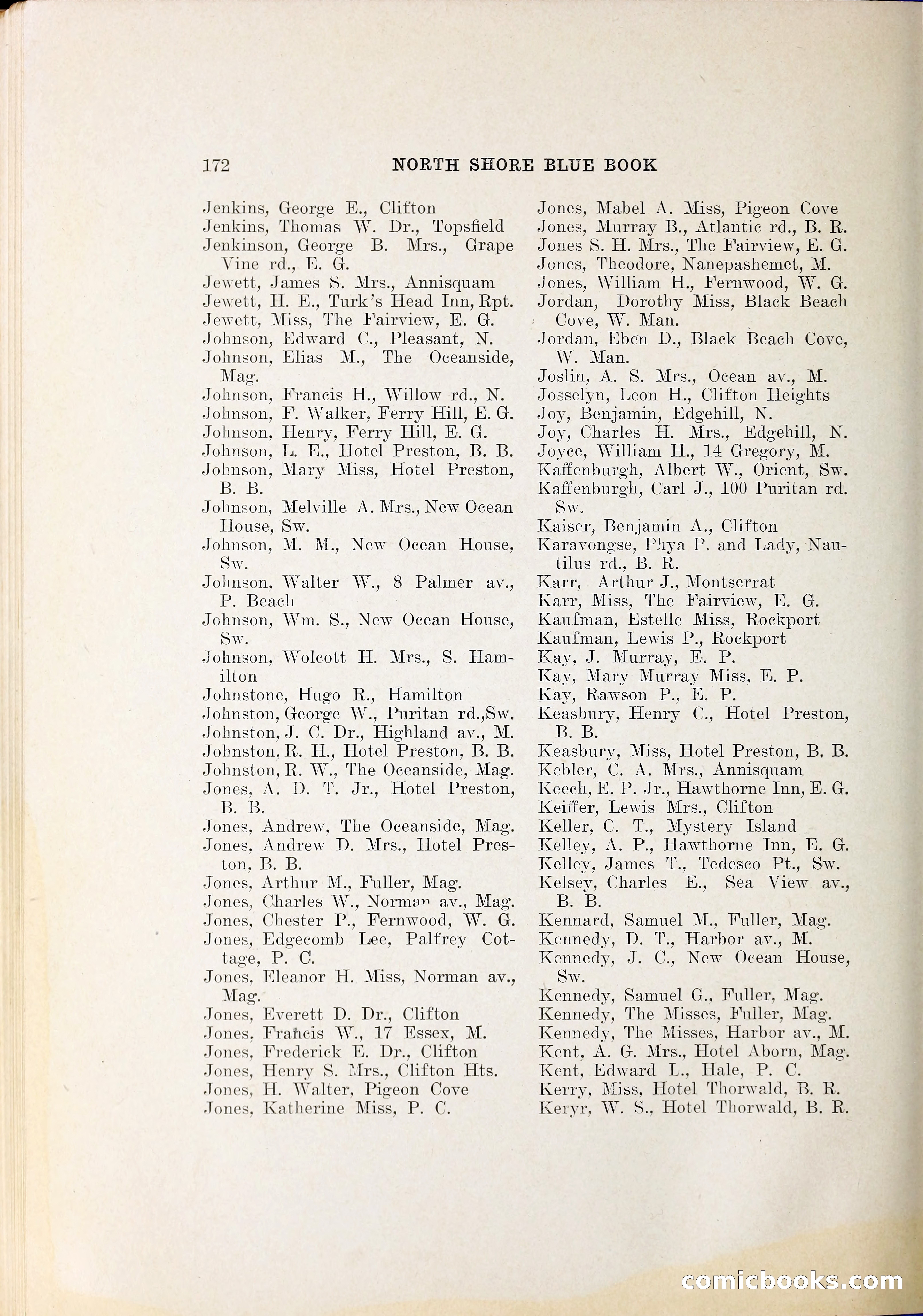 North Shore Blue Book — page 193 of 219
