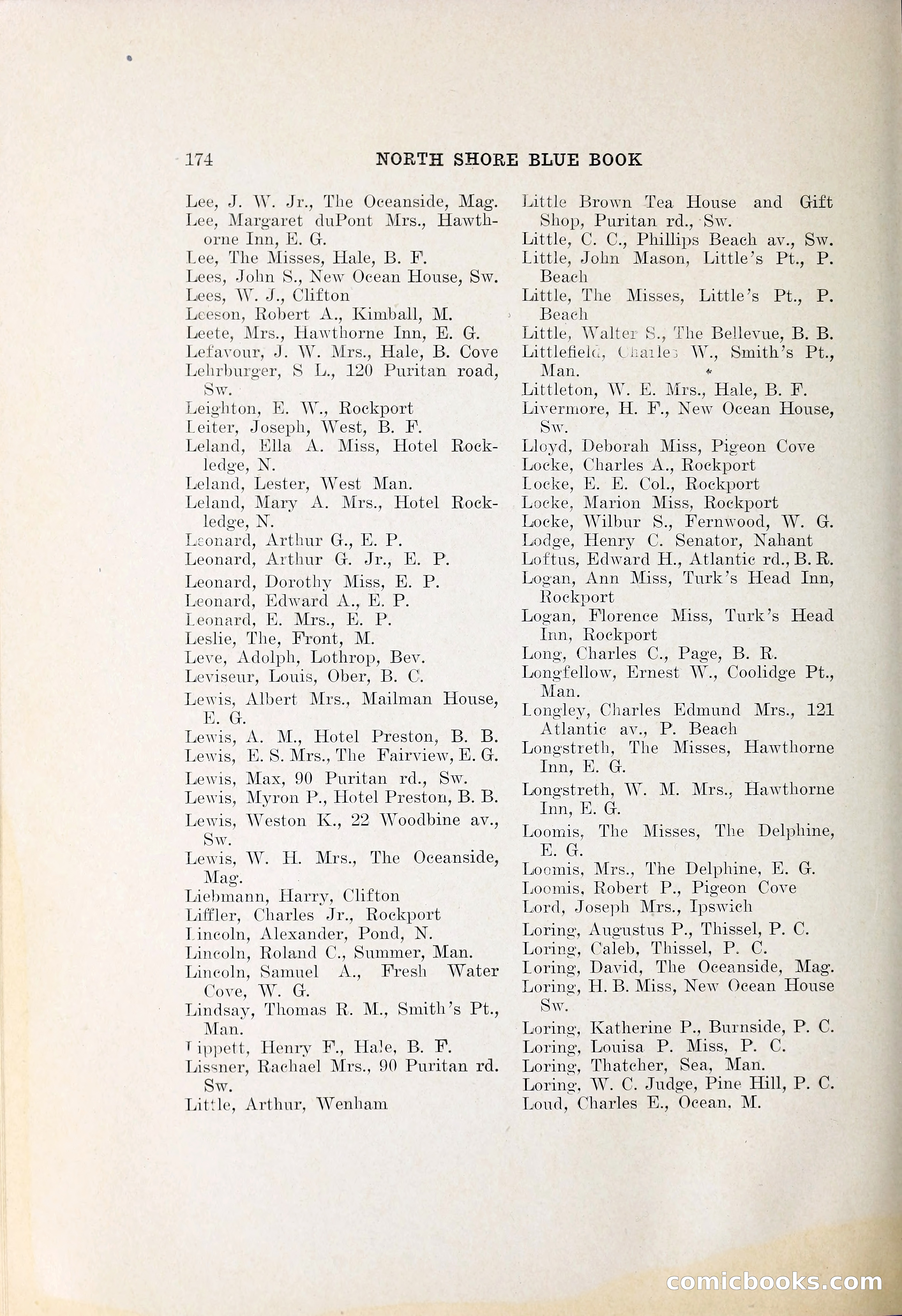 North Shore Blue Book — page 195 of 219