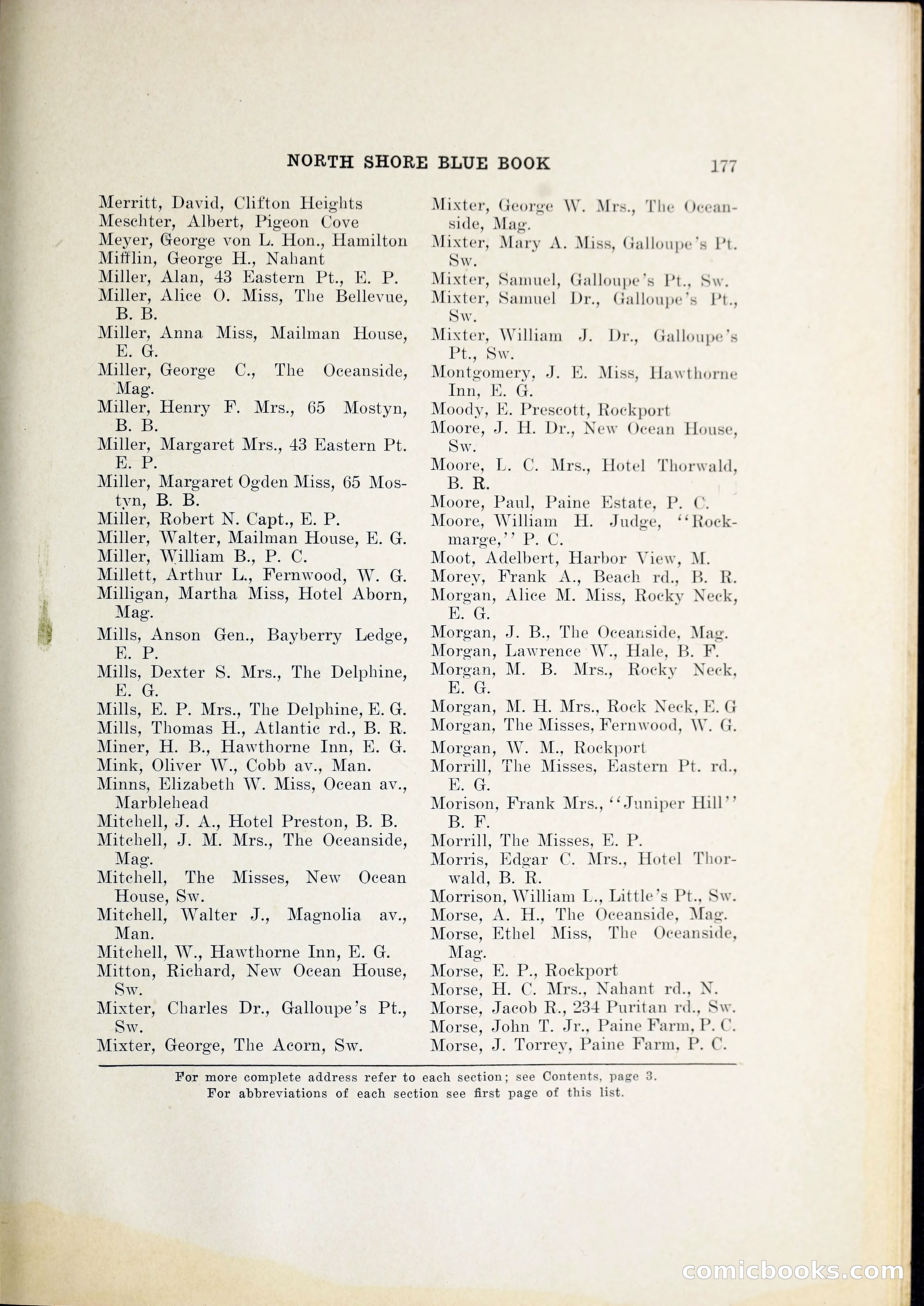 North Shore Blue Book — page 198 of 219