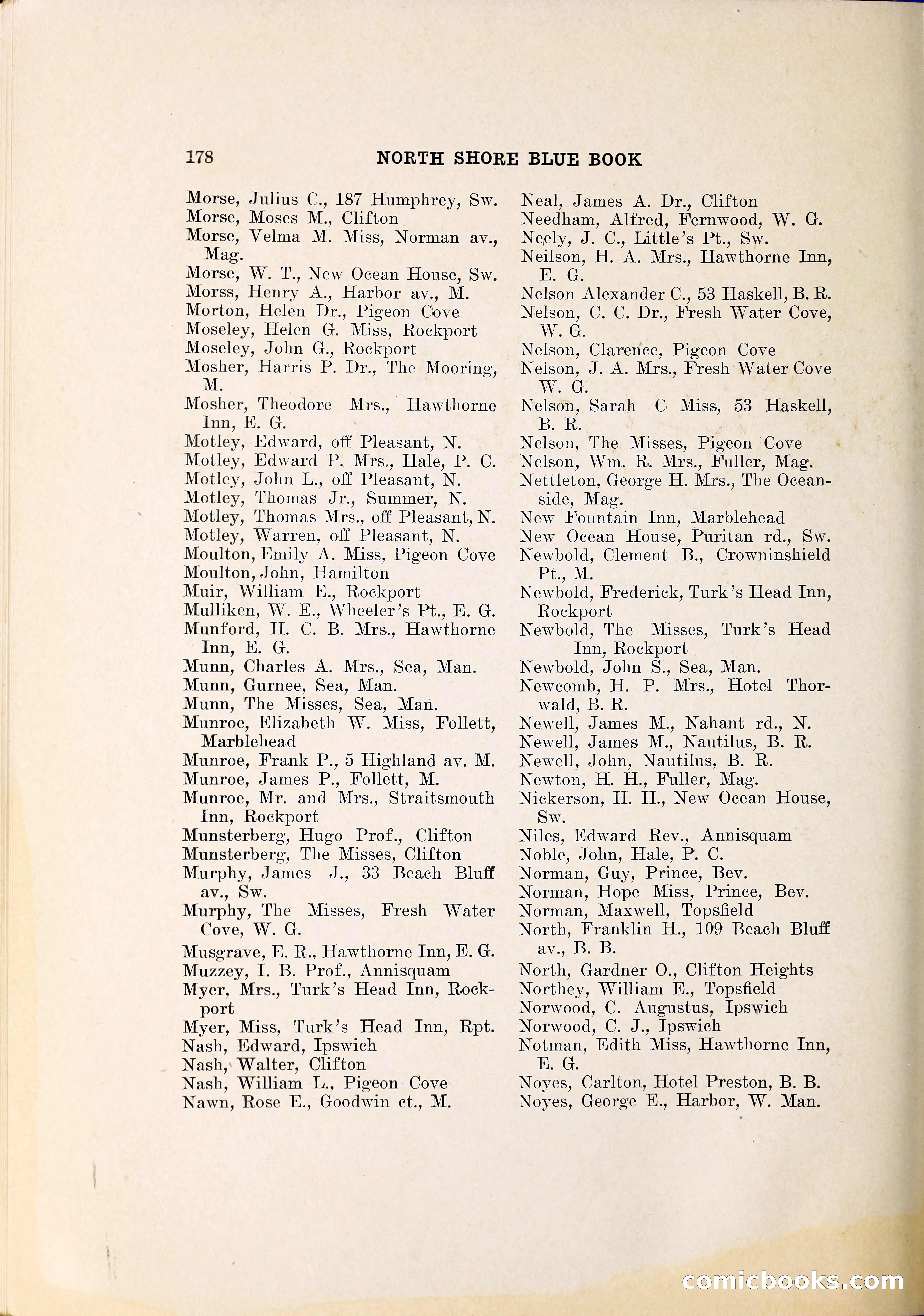 North Shore Blue Book — page 199 of 219