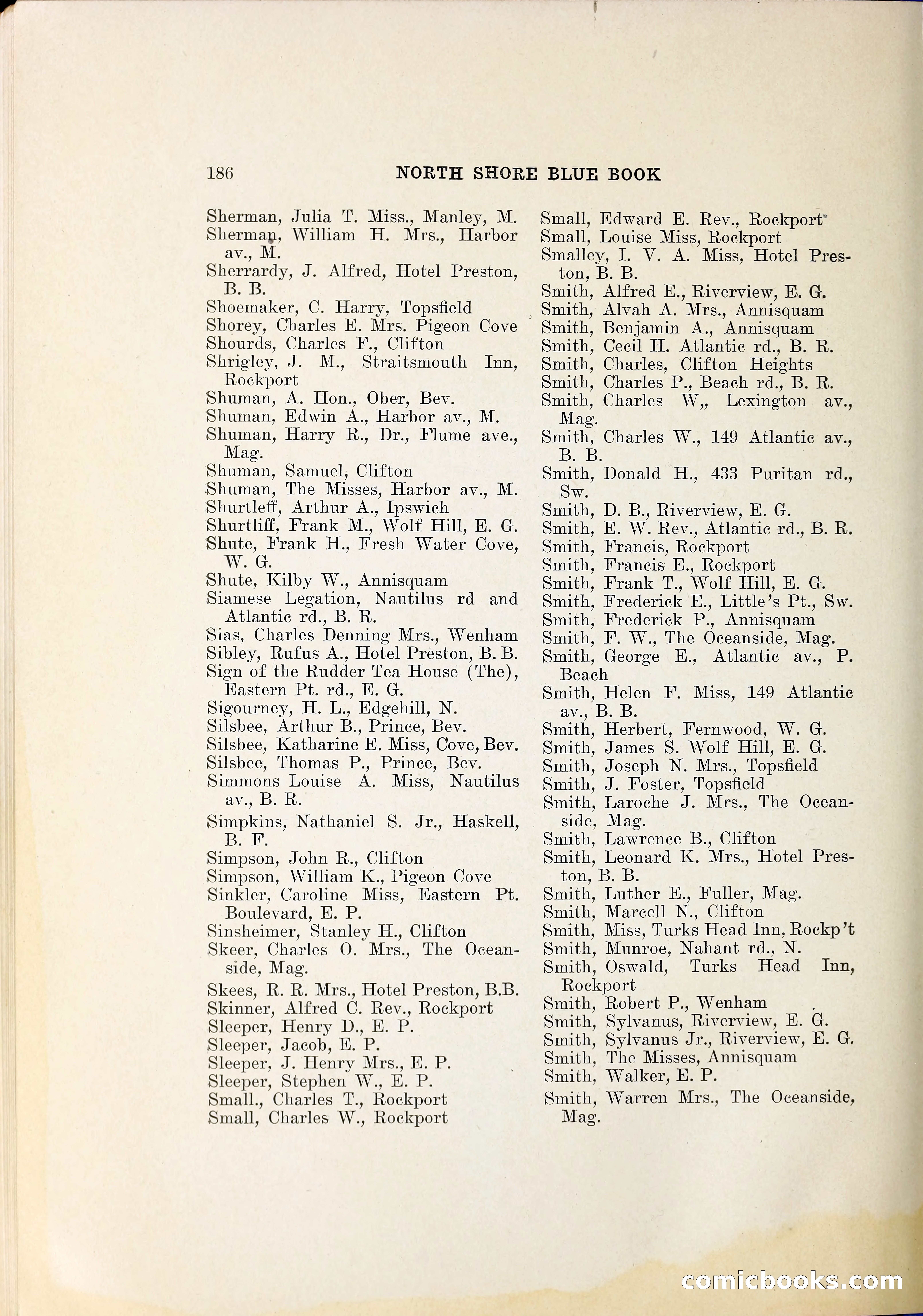 North Shore Blue Book — page 207 of 219