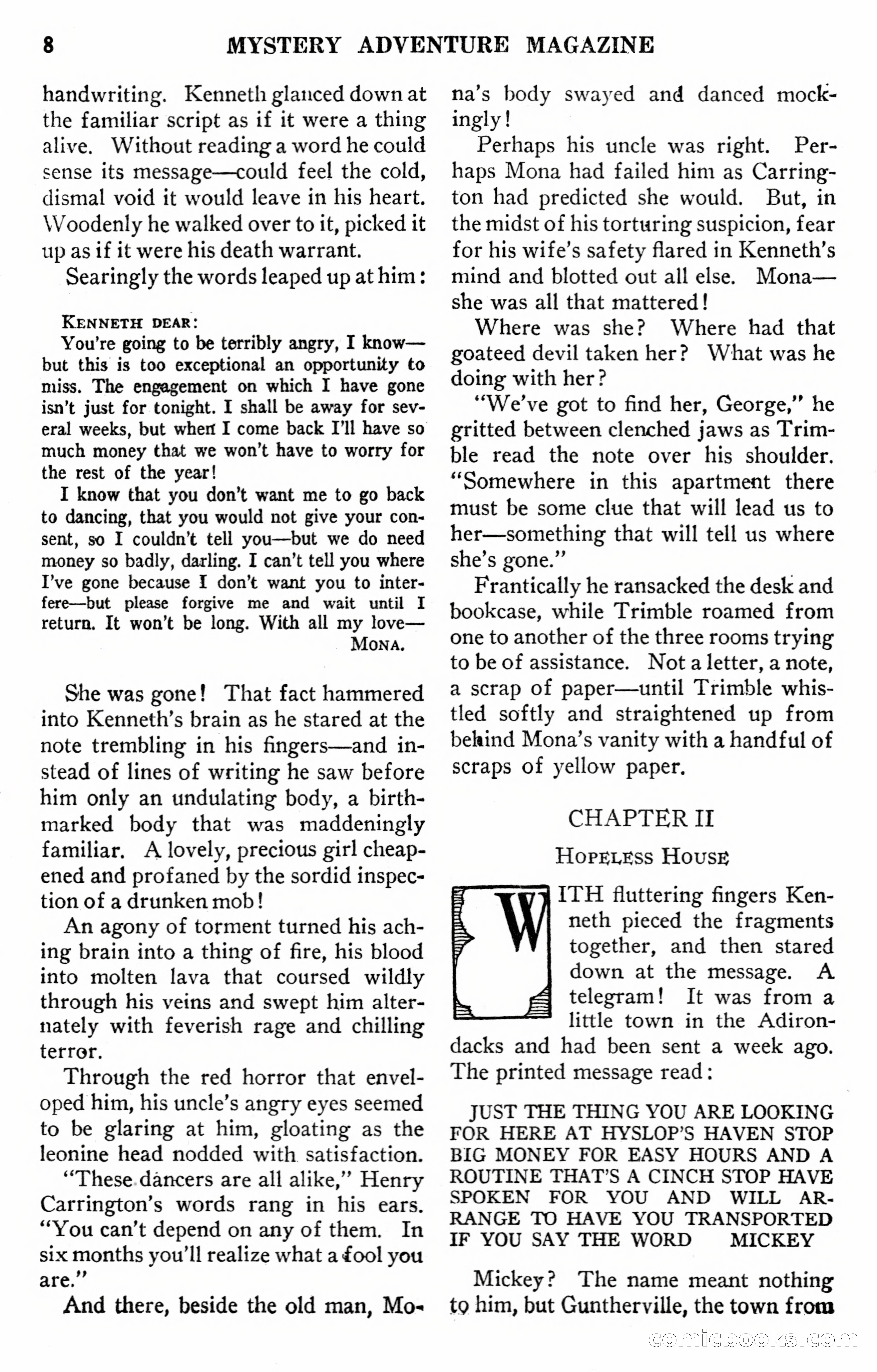 Mystery Adventure Magazine — page 10 of 124