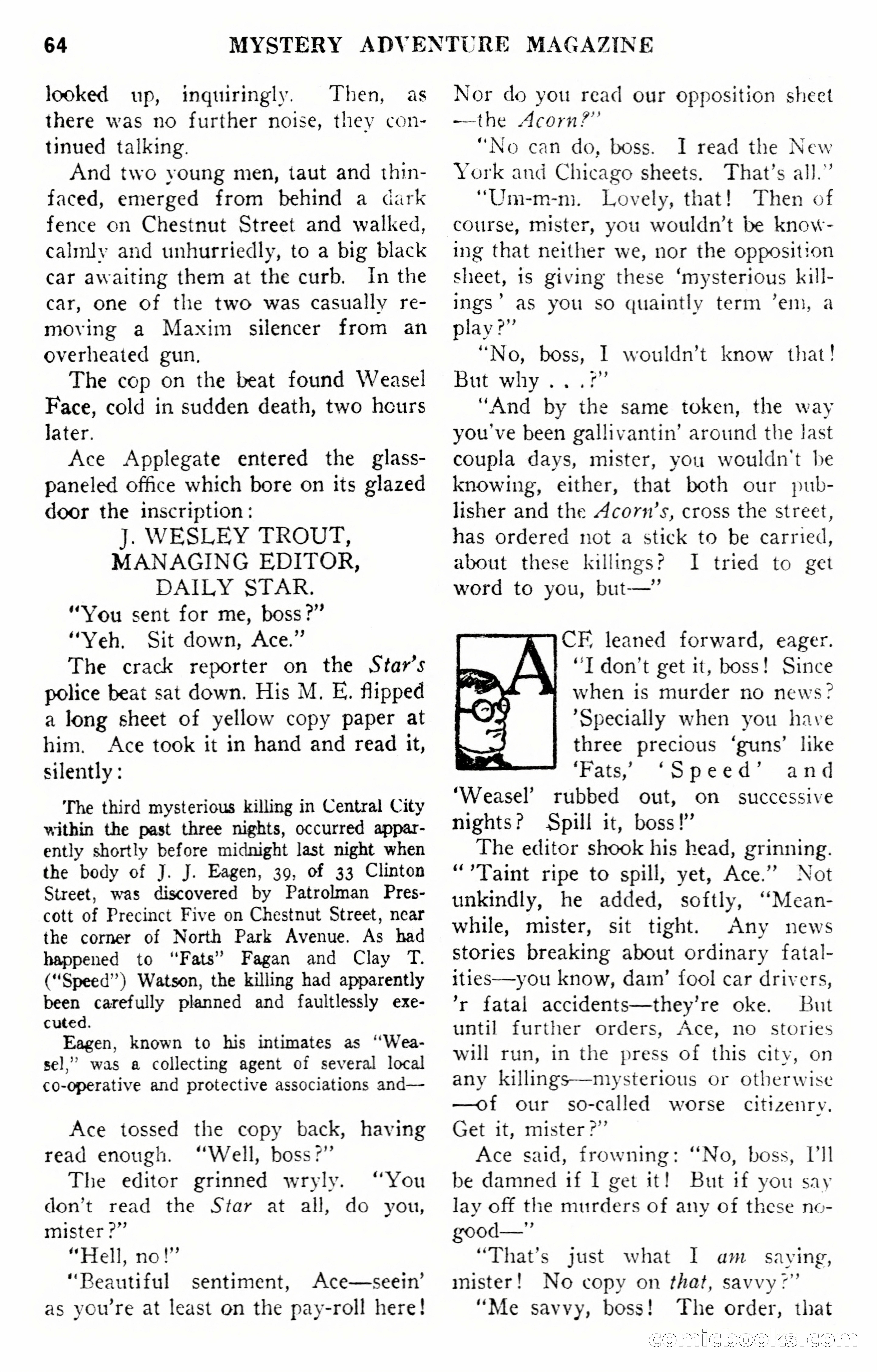 Mystery Adventure Magazine — page 66 of 124