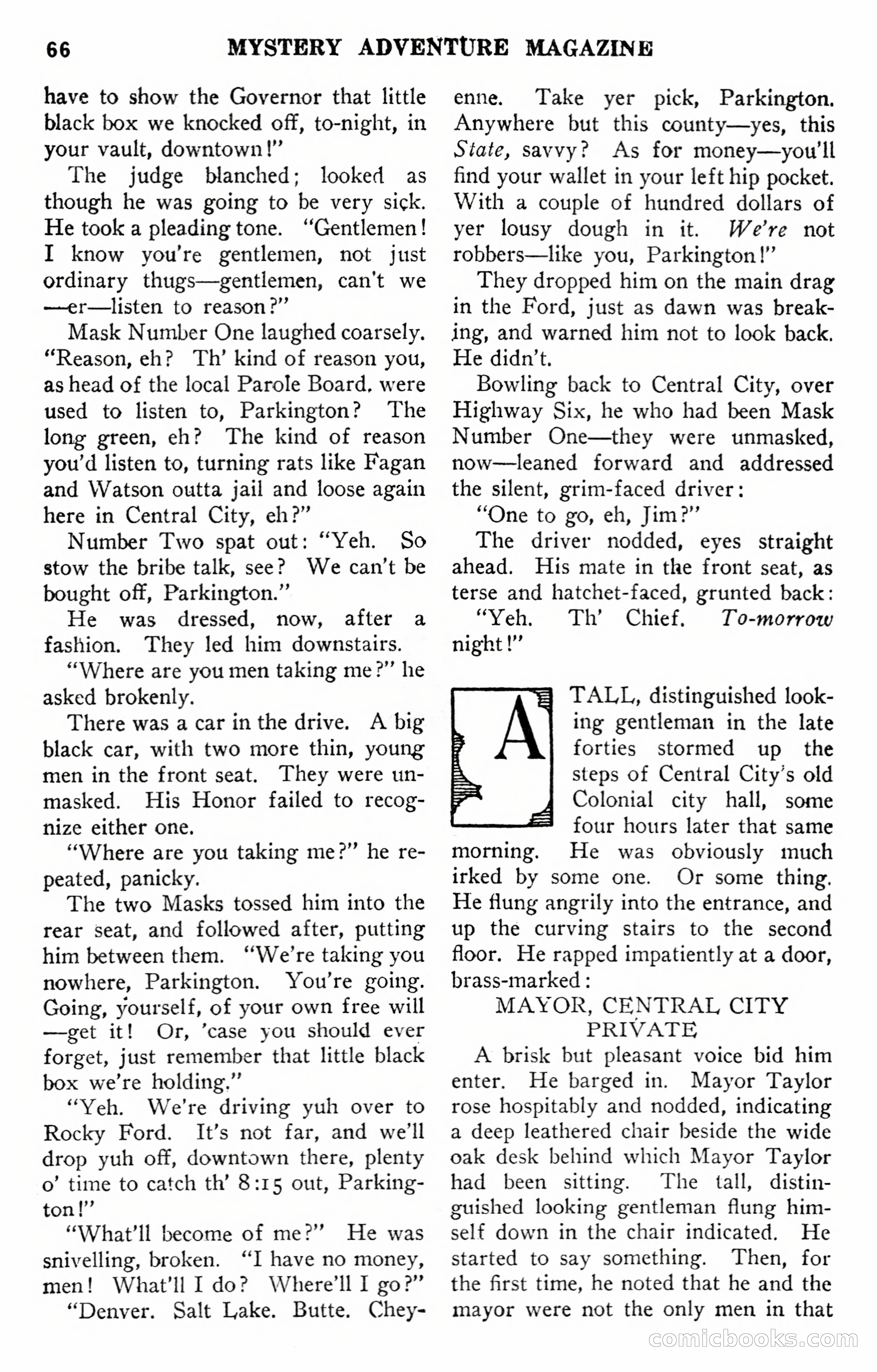 Mystery Adventure Magazine — page 68 of 124