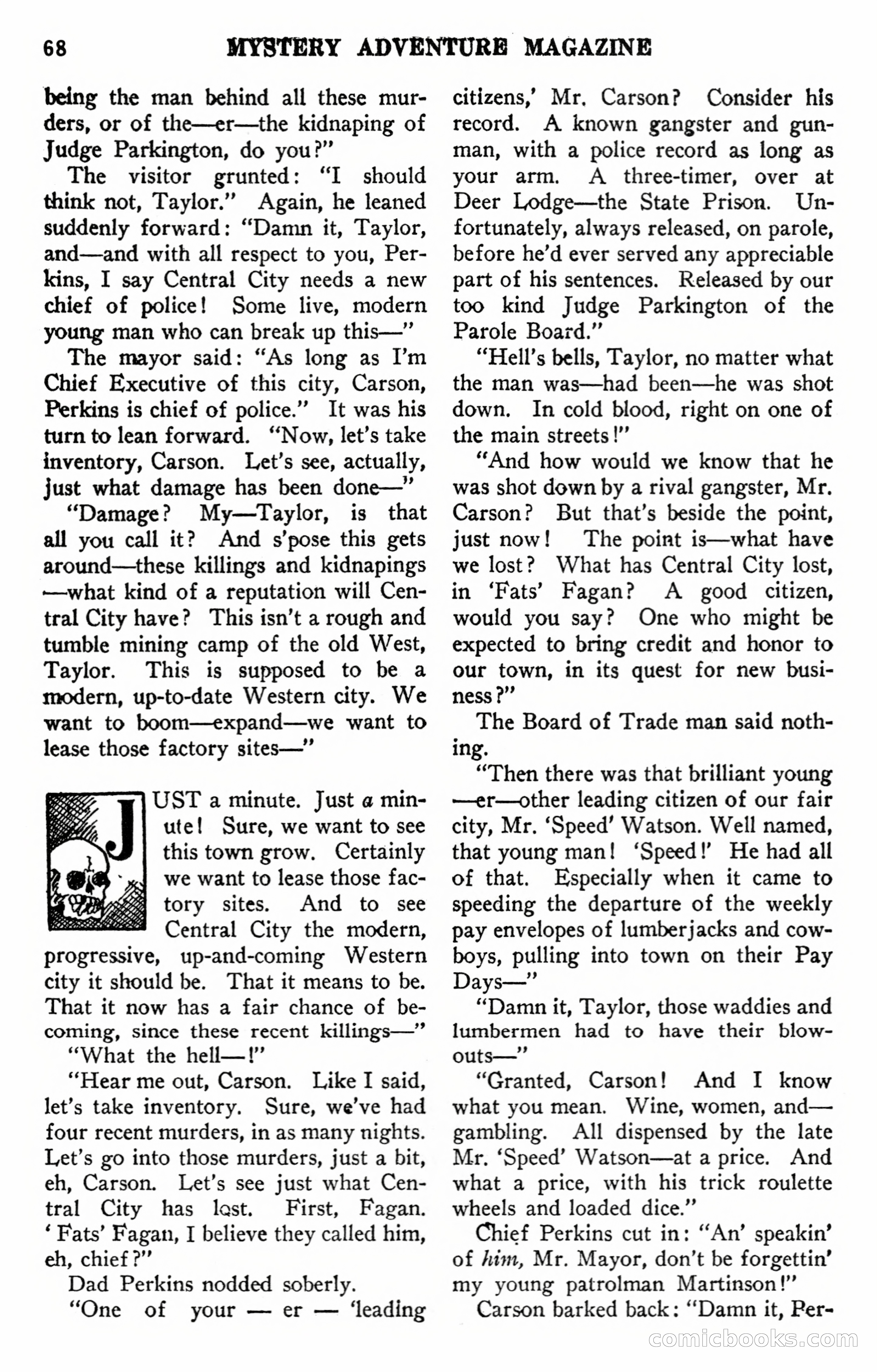 Mystery Adventure Magazine — page 70 of 124
