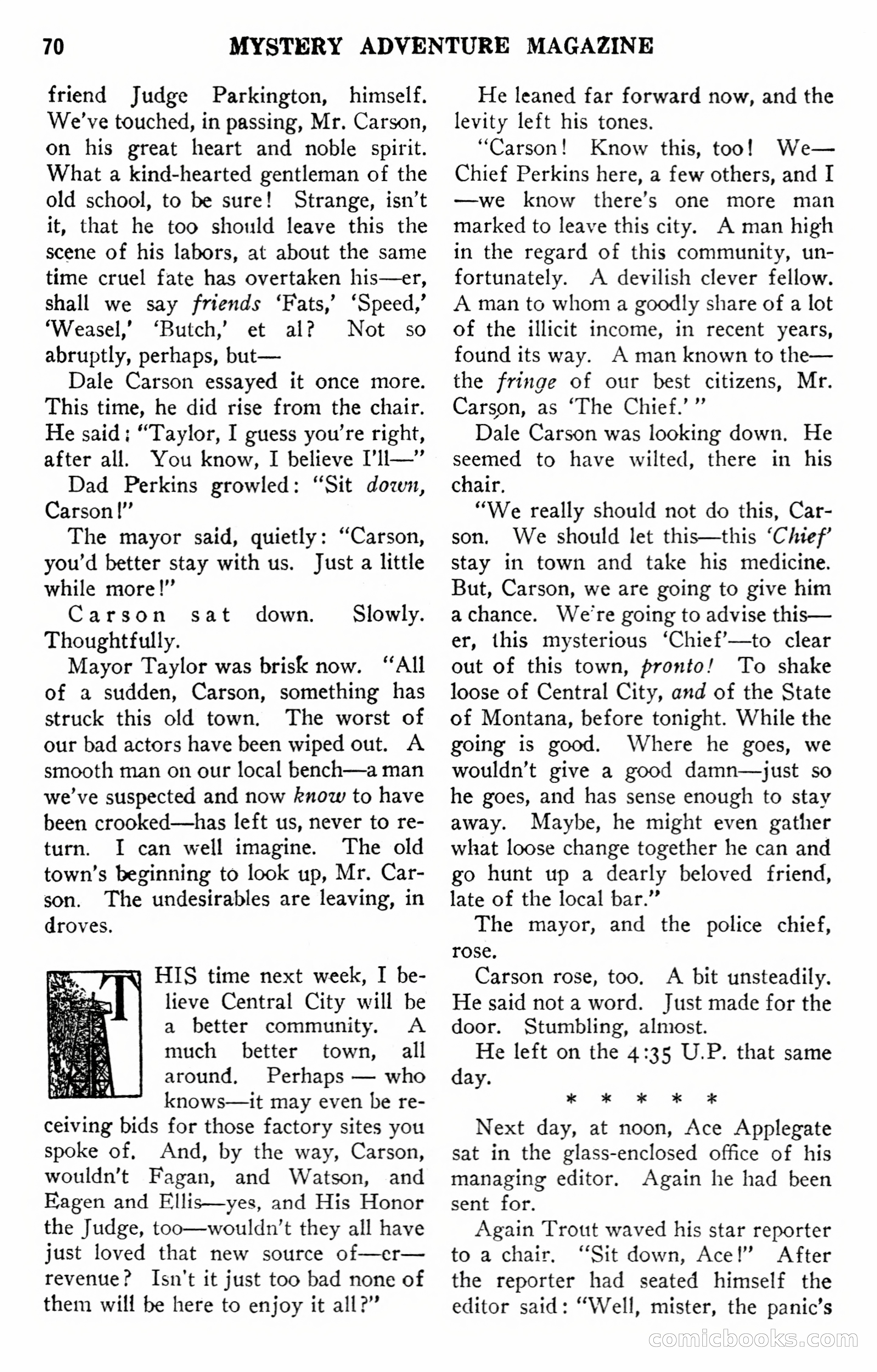 Mystery Adventure Magazine — page 72 of 124