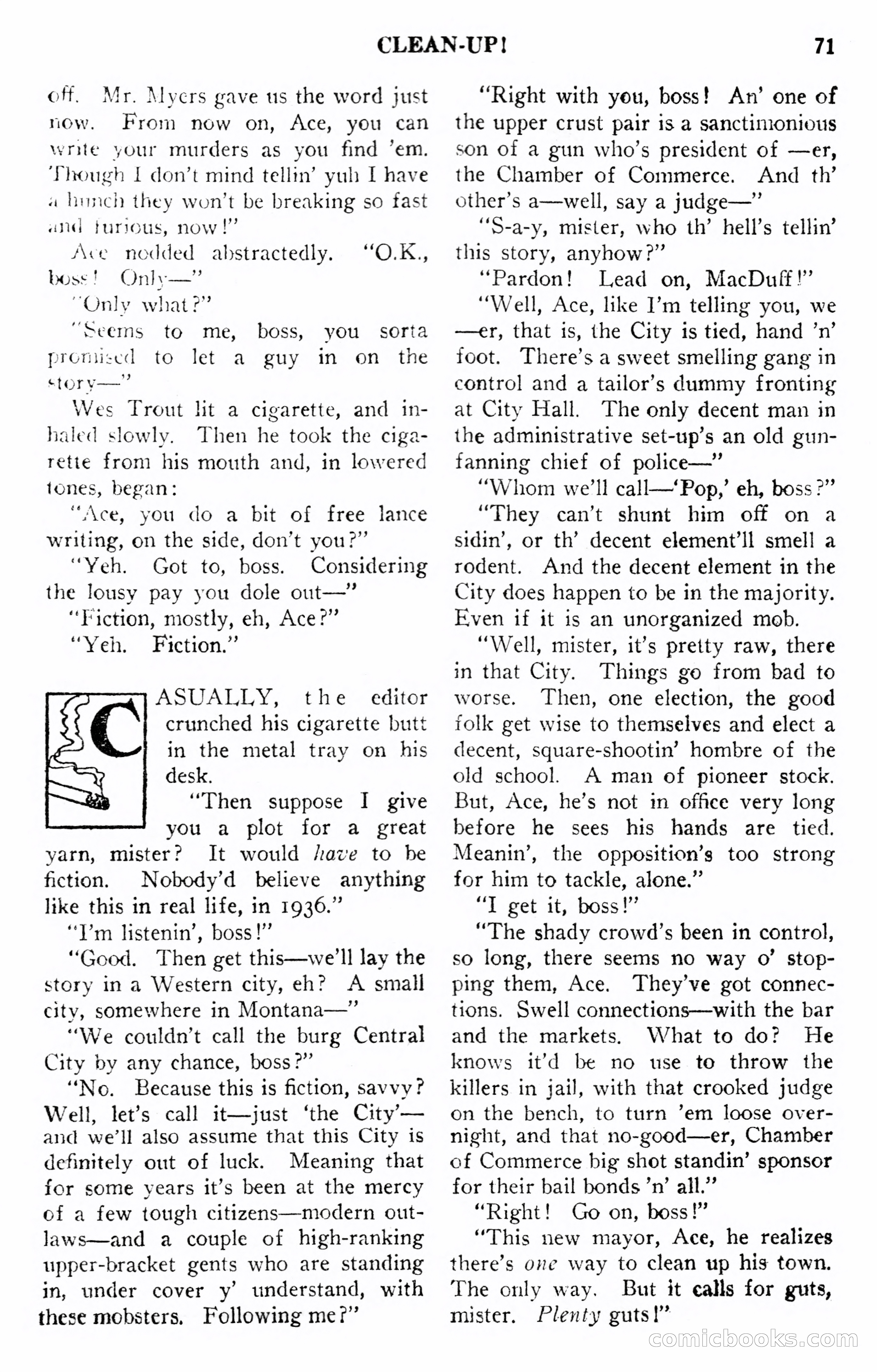 Mystery Adventure Magazine — page 73 of 124