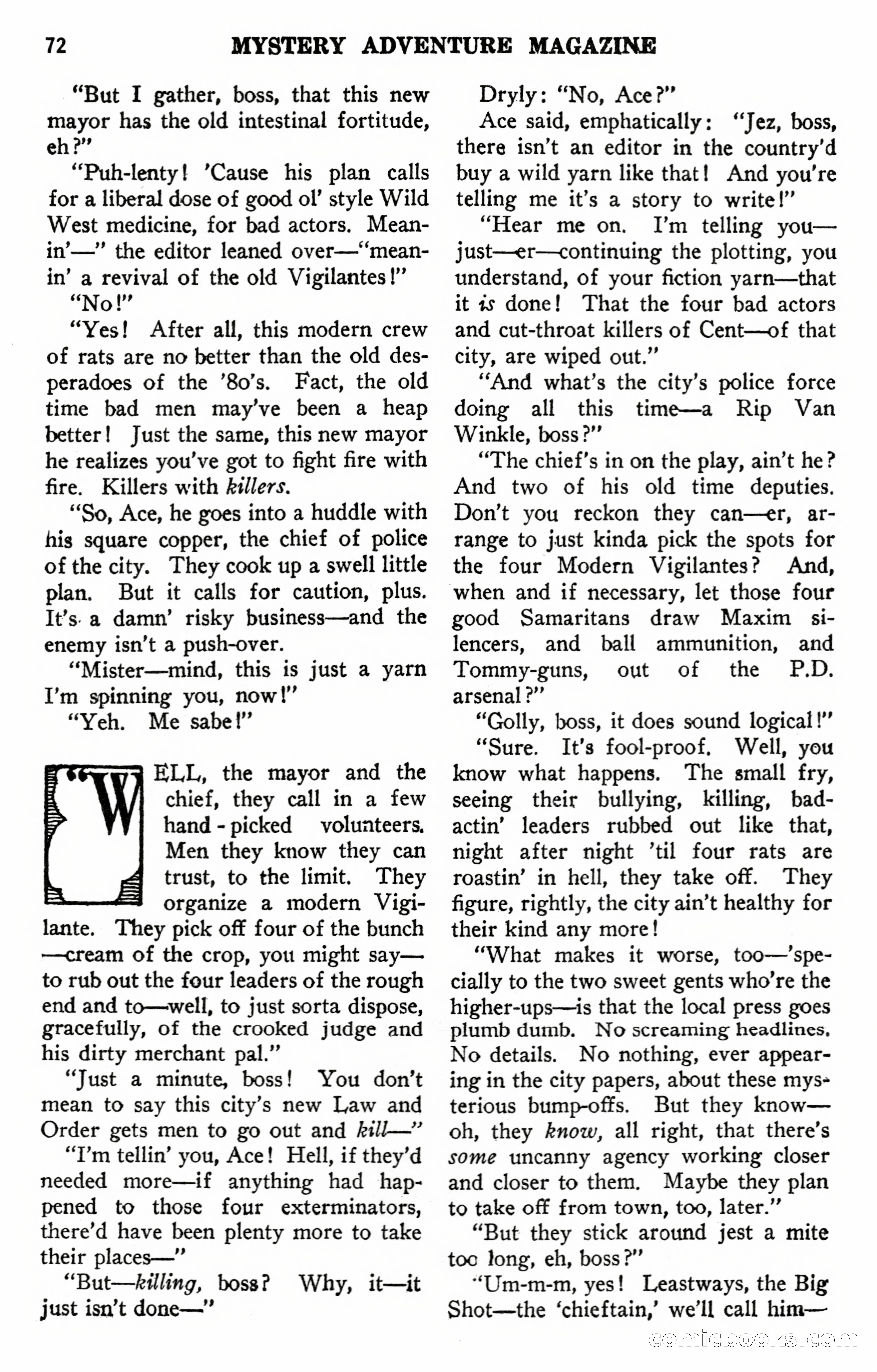 Mystery Adventure Magazine — page 74 of 124