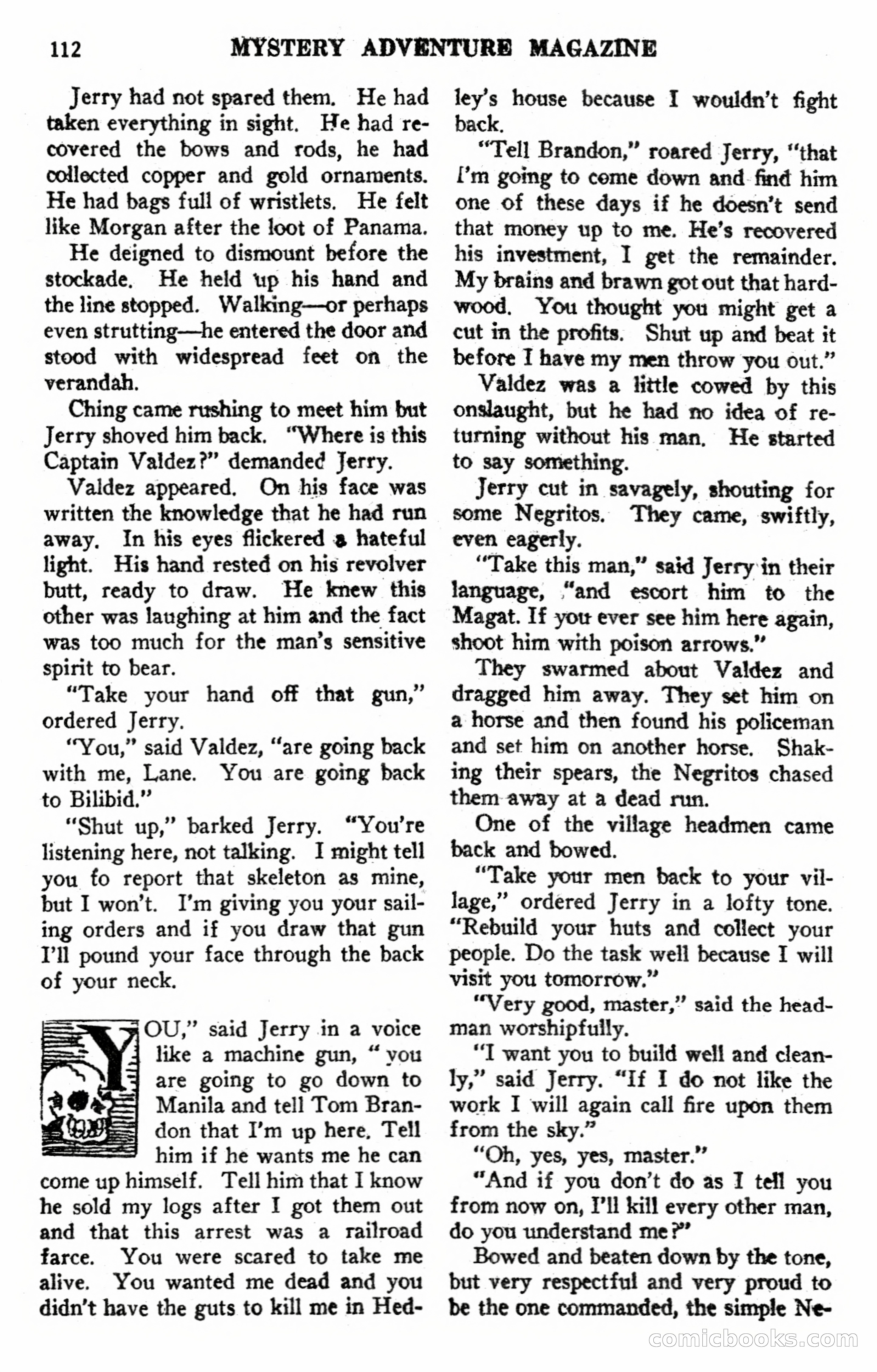 Mystery Adventure Magazine — page 114 of 124