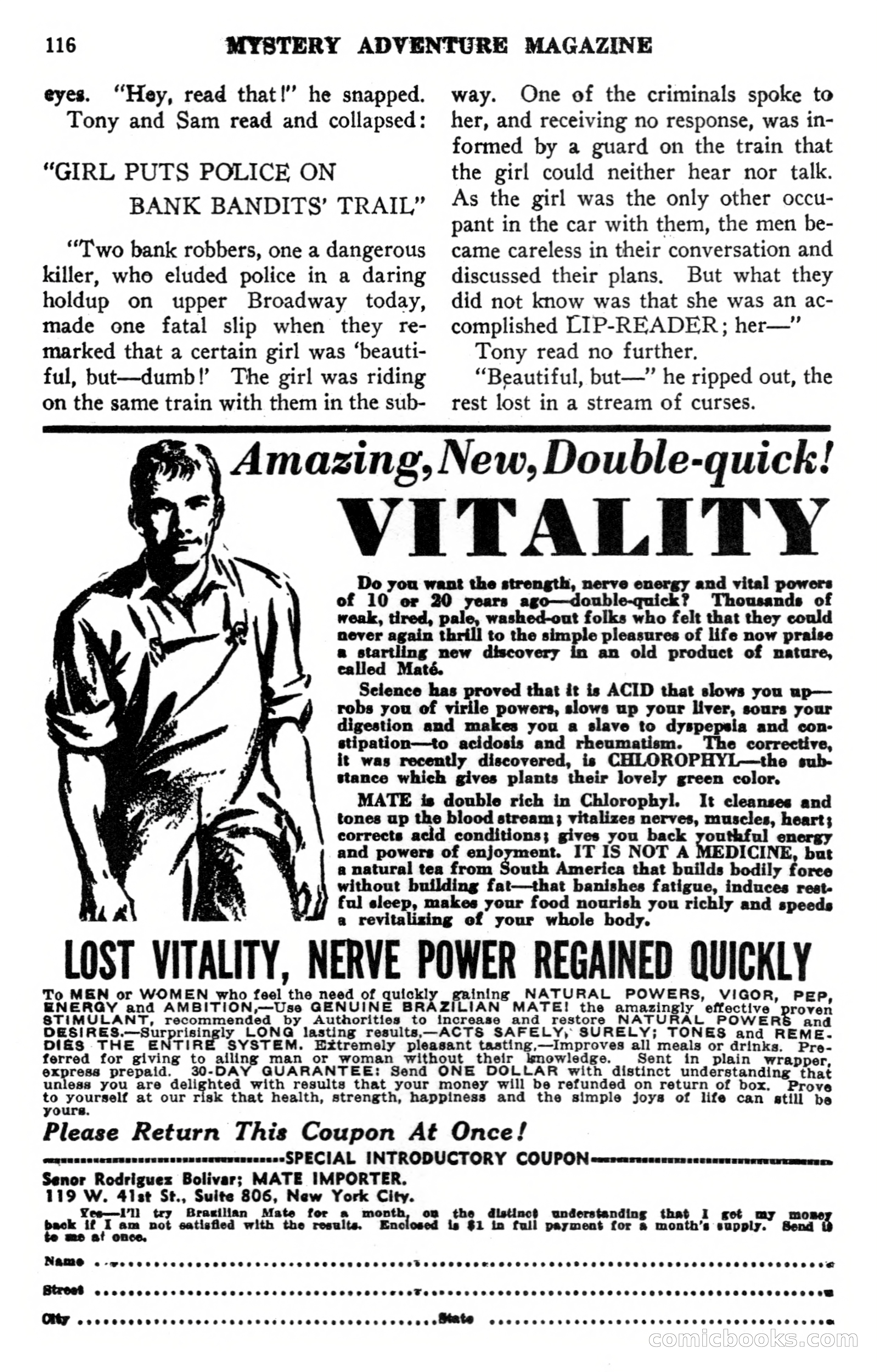 Mystery Adventure Magazine — page 118 of 124