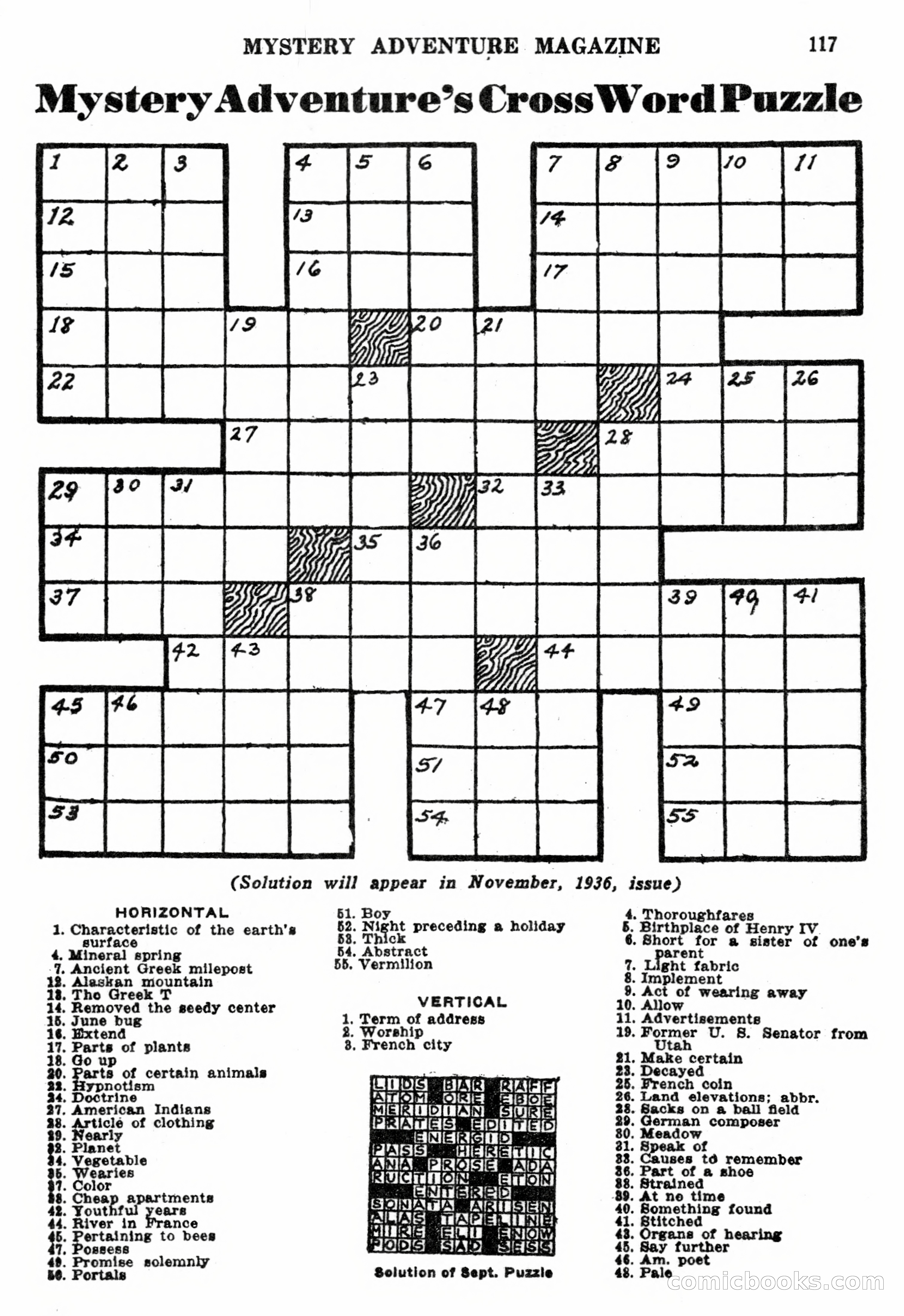 Mystery Adventure Magazine — page 119 of 124