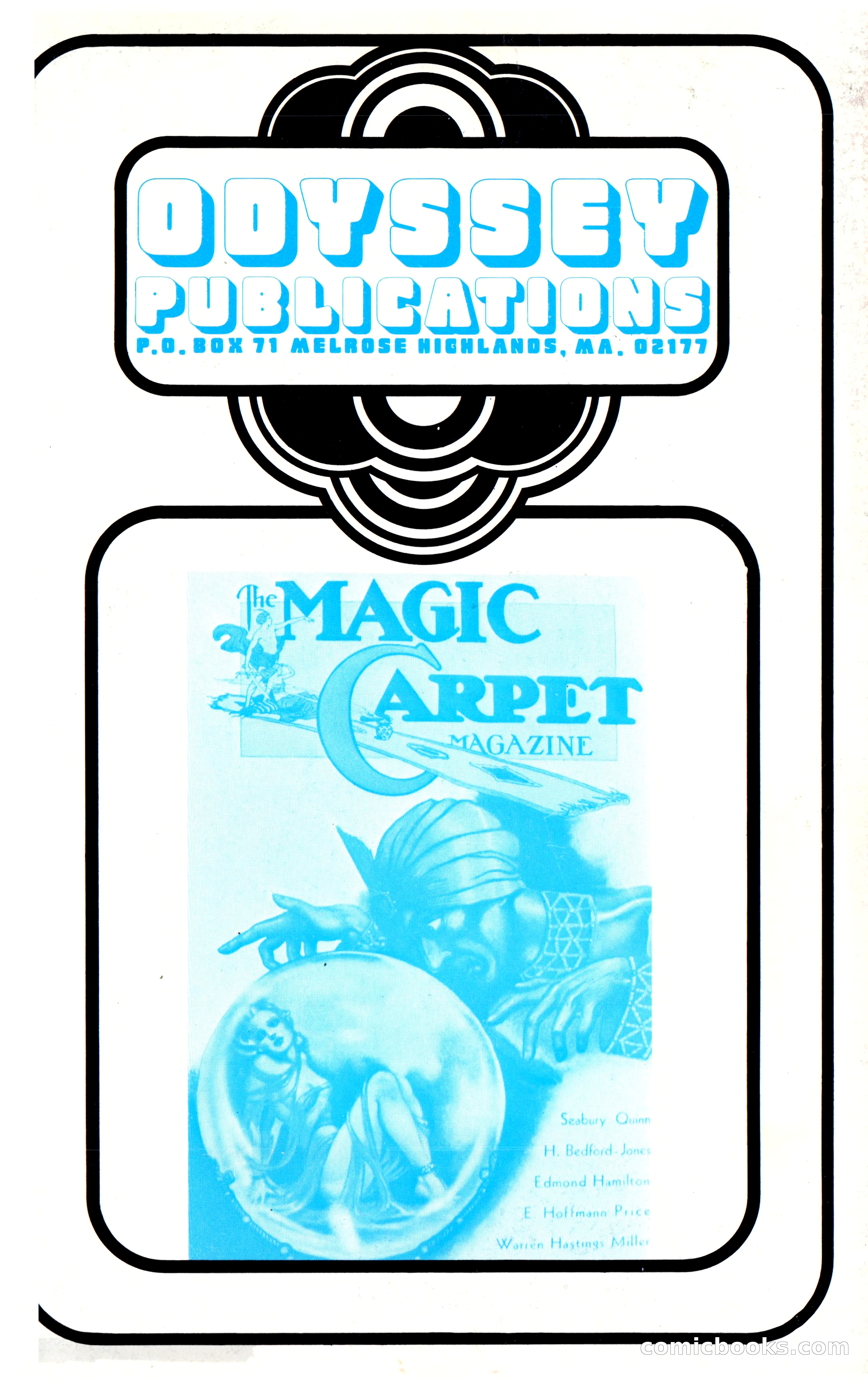 Mystery Adventure Magazine — page 124 of 124