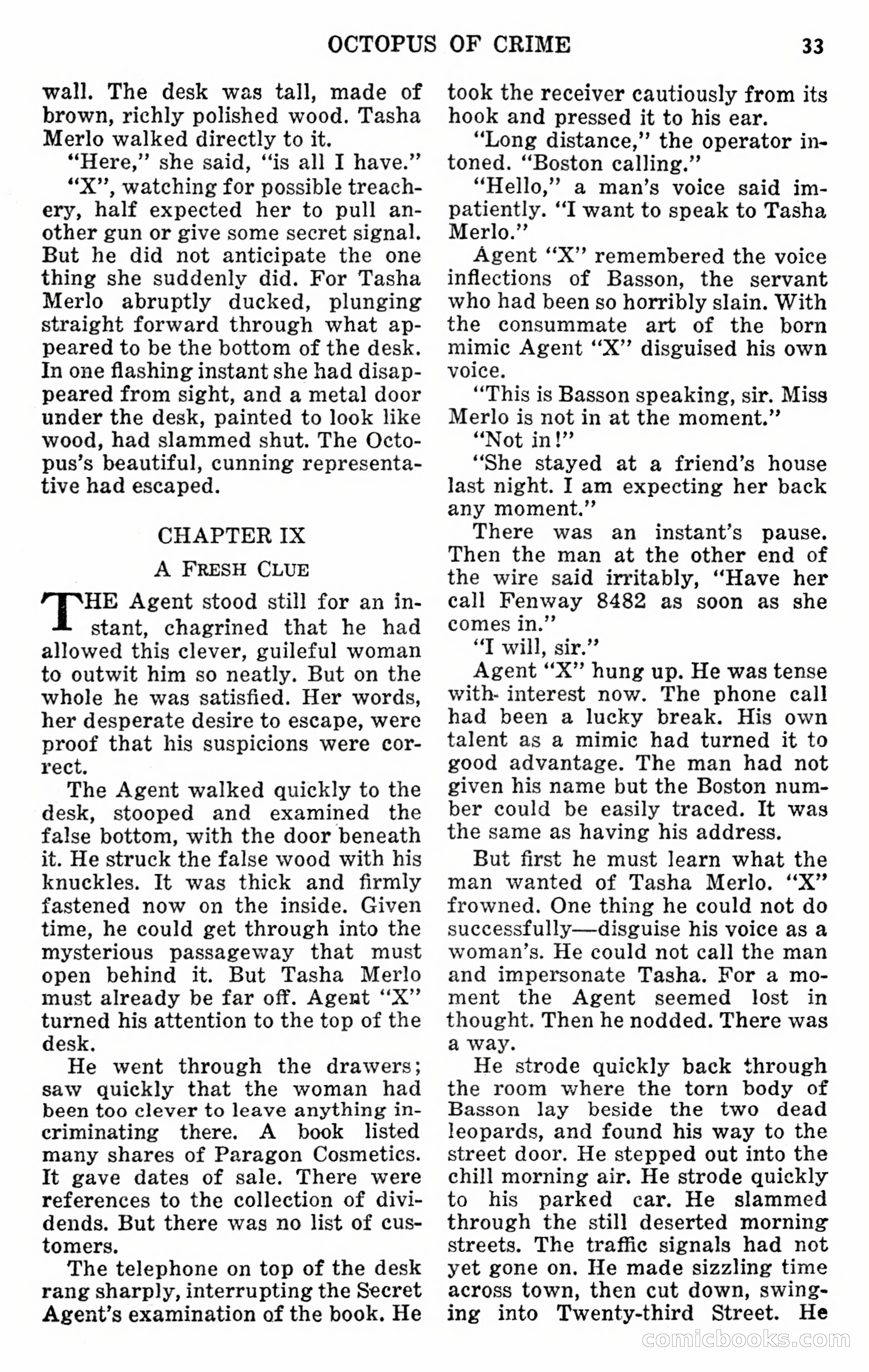Secret Agent X: The Man of a Thousand Faces — page 35 of 132